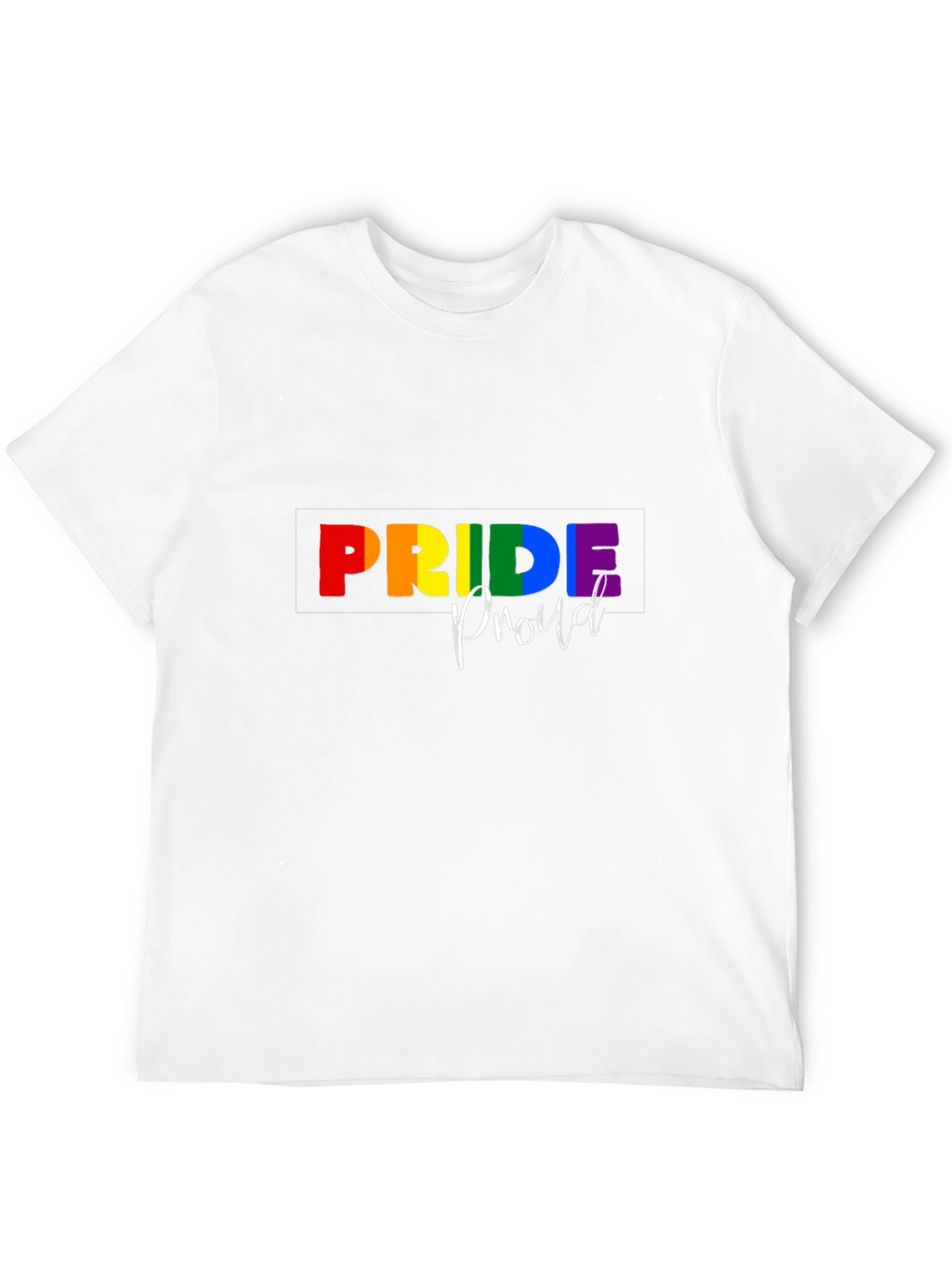Pride Proud Graphic Tee - Black Unisex T-Shirt