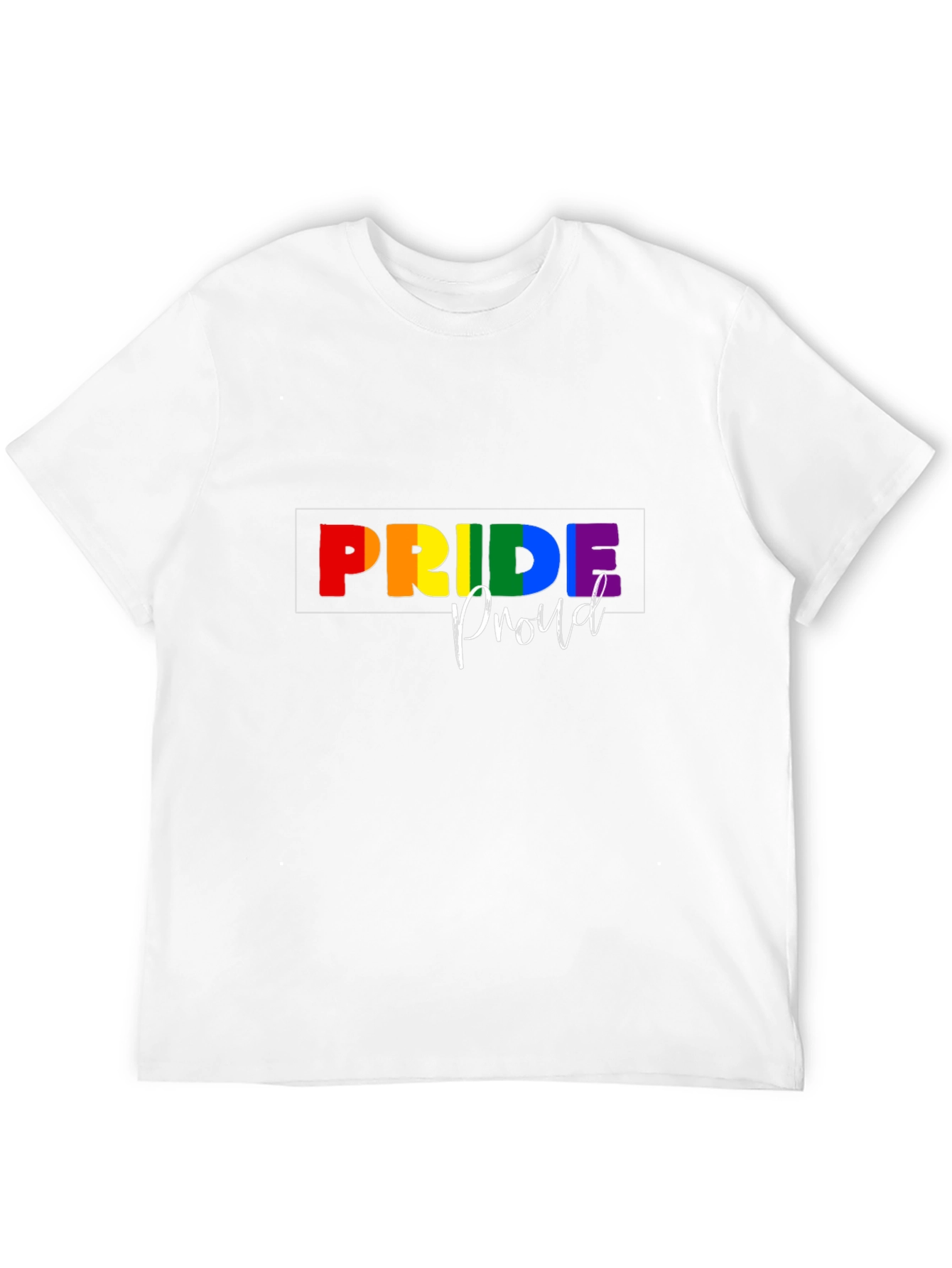 Pride Proud Graphic Tee - Black Unisex T-Shirt