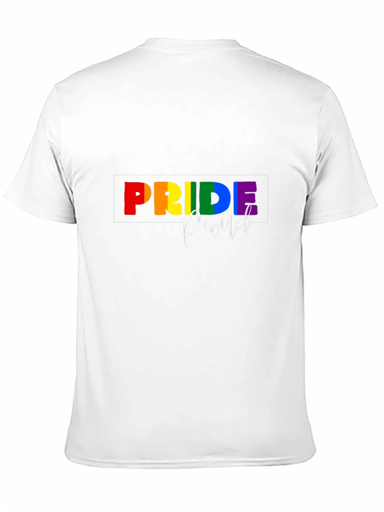 Pride Proud Graphic Tee - Black Unisex T-Shirt