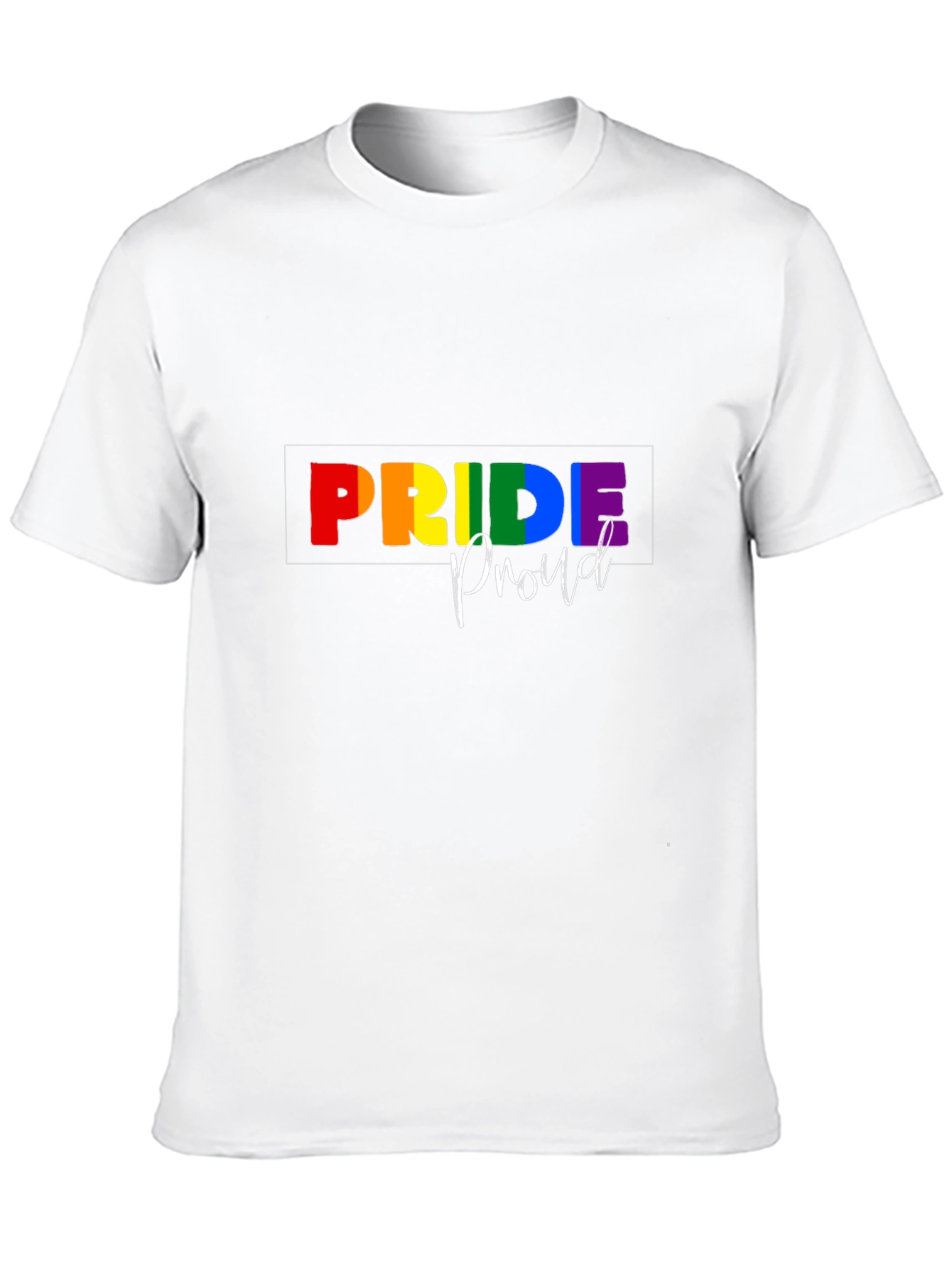 Pride Proud Graphic Tee - Black Unisex T-Shirt