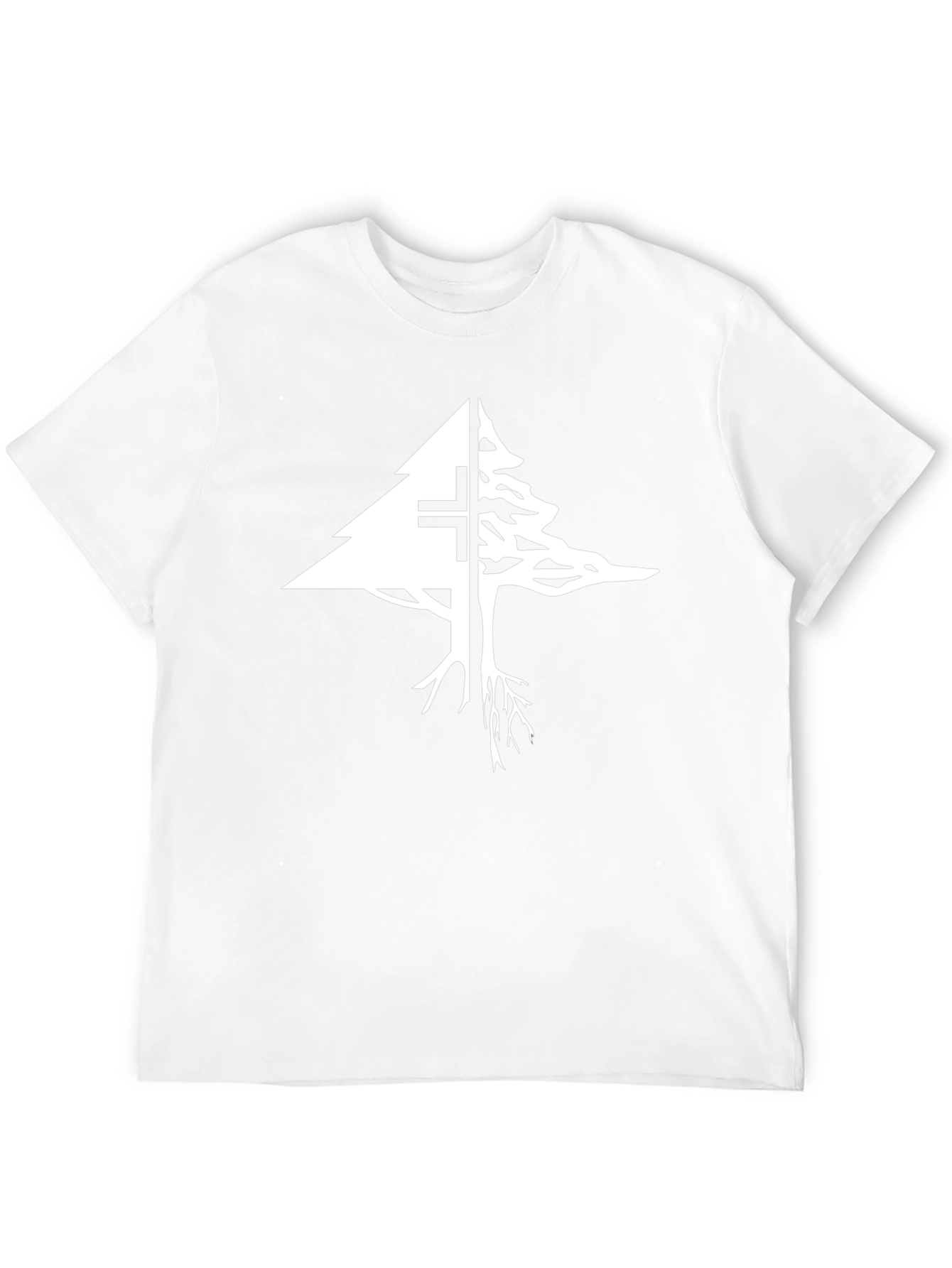 Lebanon Cedar Tree Cross Graphic T-Shirt