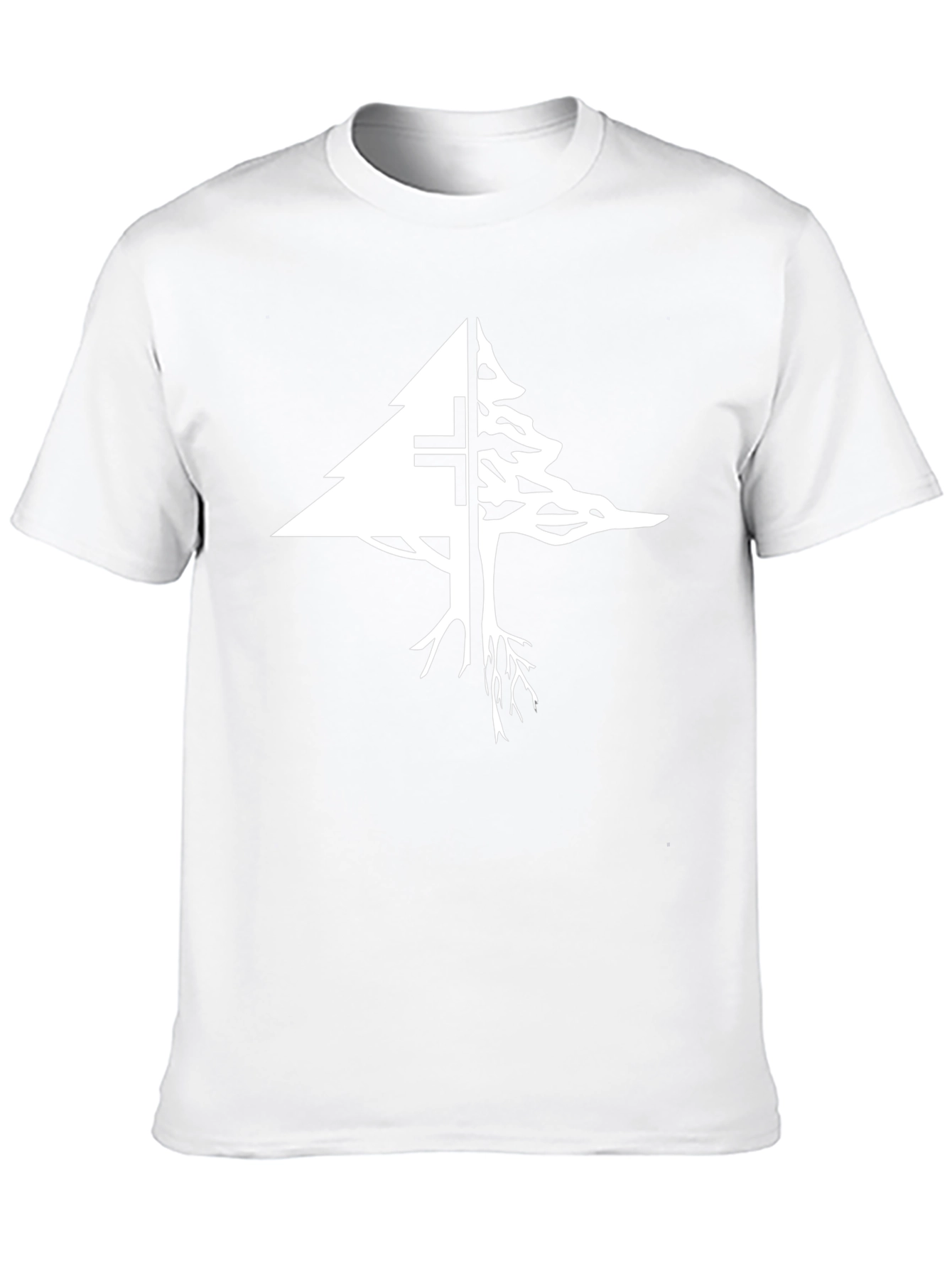 Lebanon Cedar Tree Cross Graphic T-Shirt