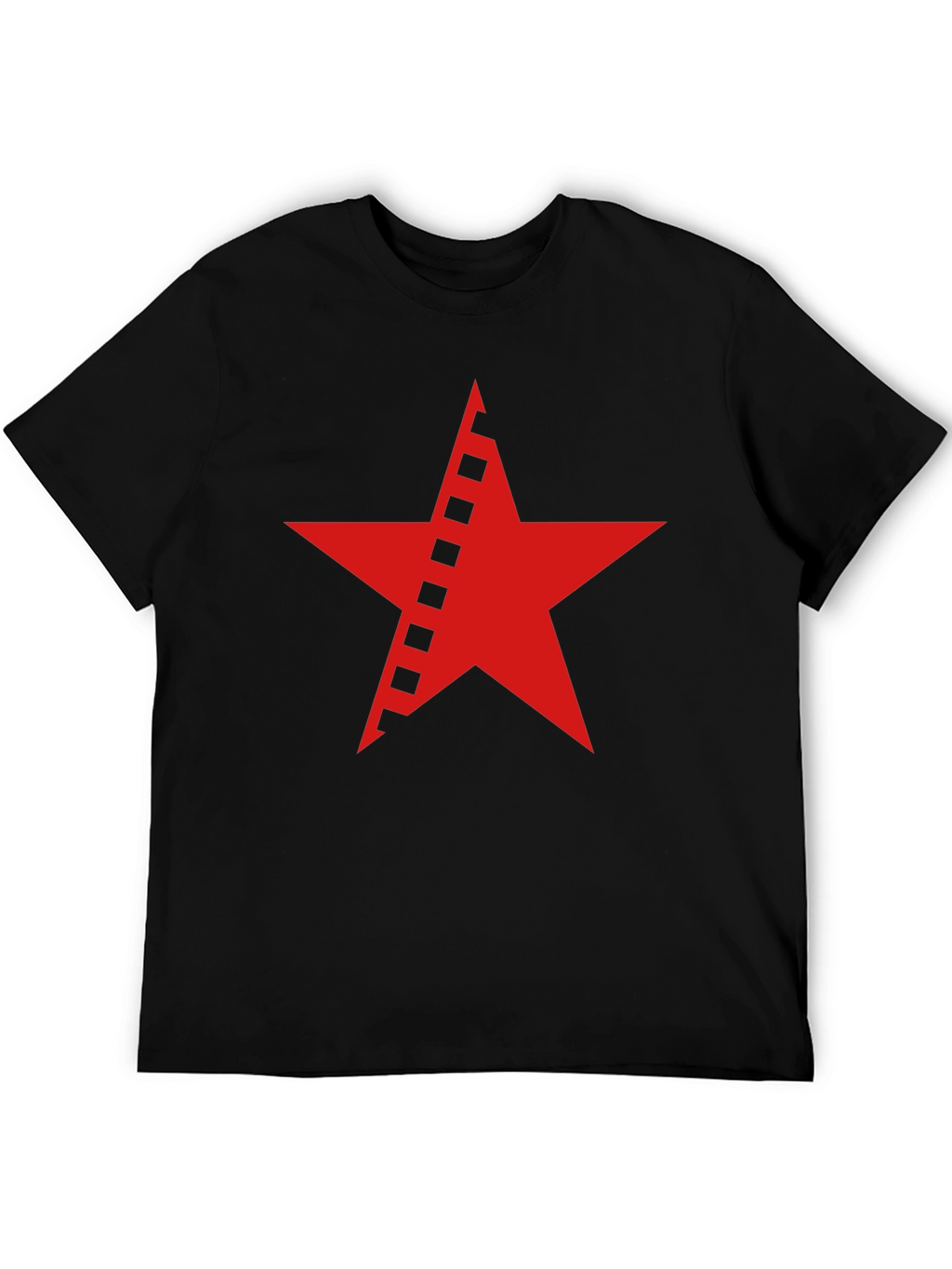 Red Star Graphic Black T-Shirt