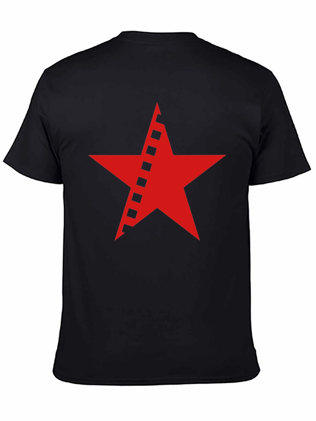 Red Star Graphic Black T-Shirt