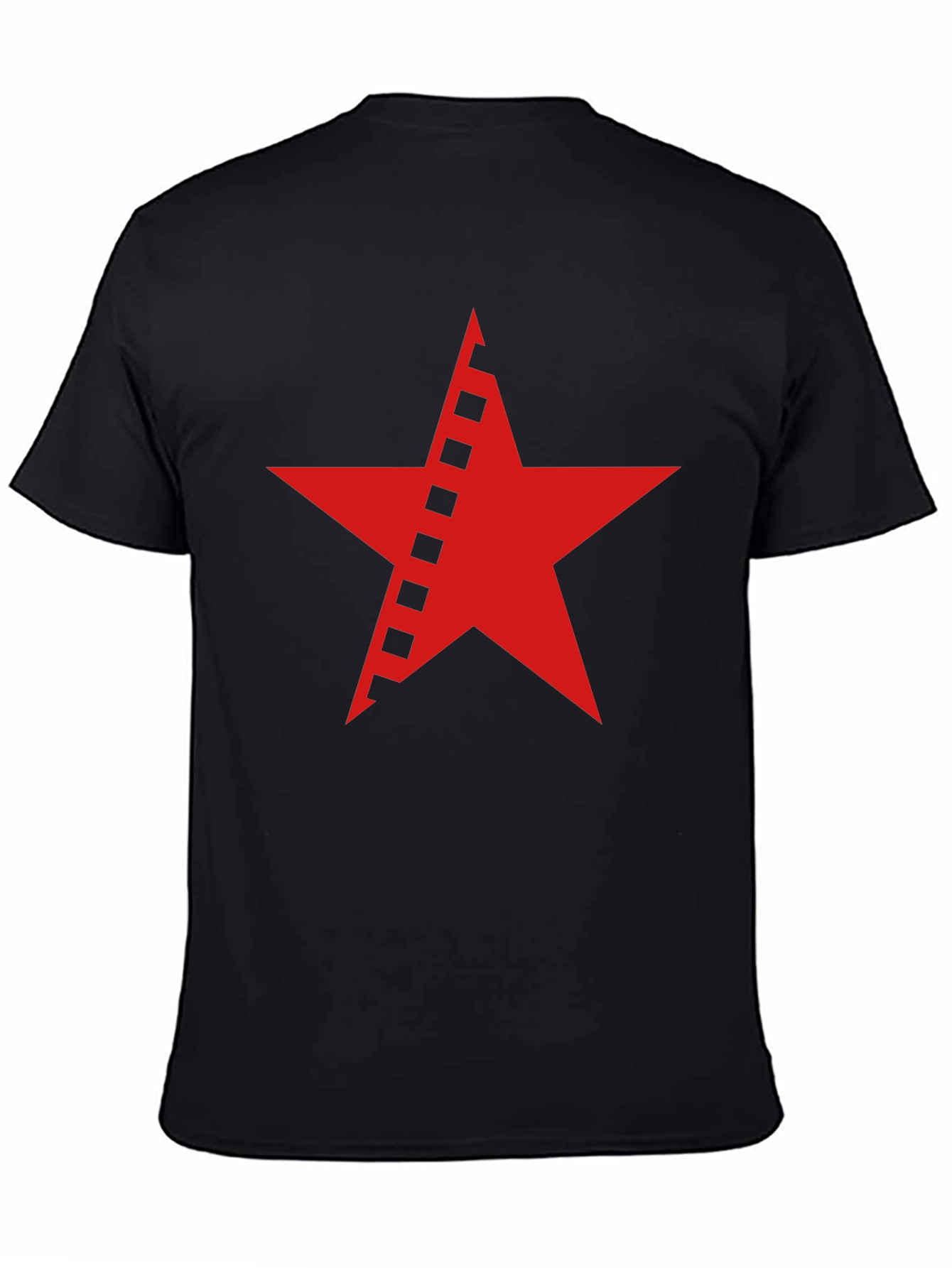 Red Star Graphic Black T-Shirt