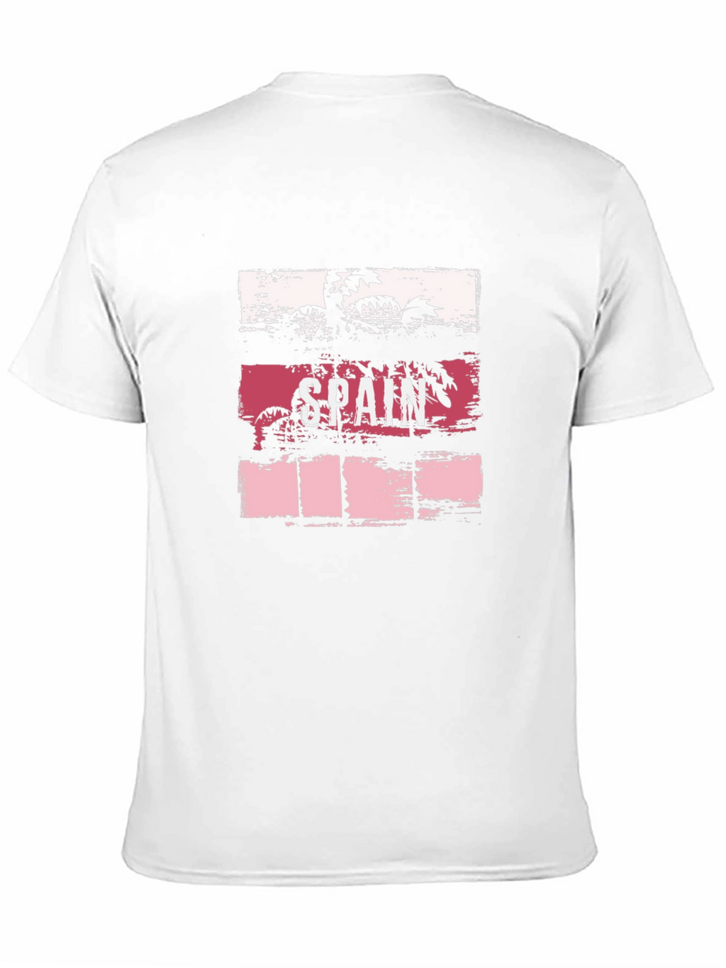 Spain Palm Tree Graphic T-Shirt - Tropical Vacation Tee