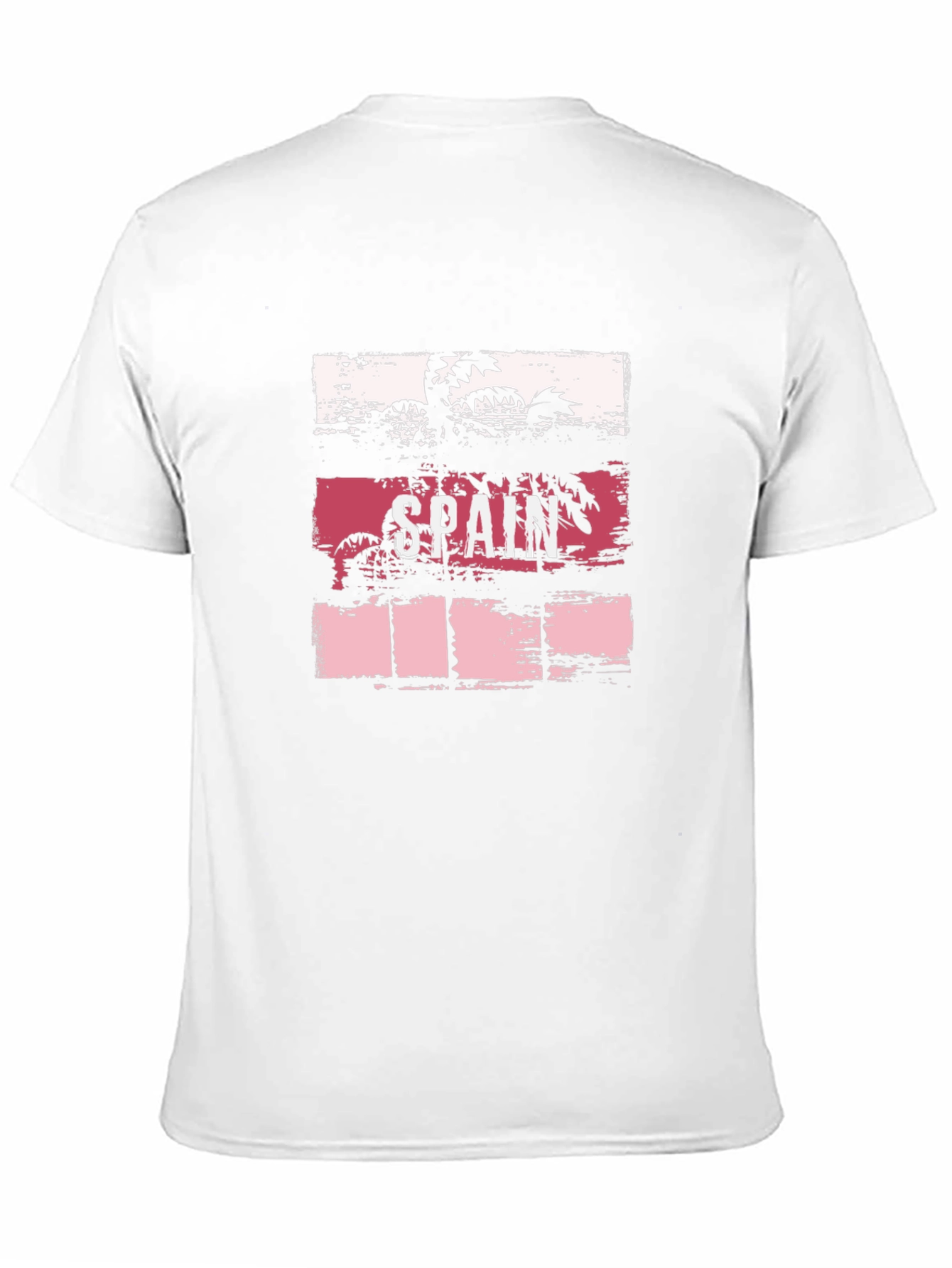 Spain Palm Tree Graphic T-Shirt - Tropical Vacation Tee