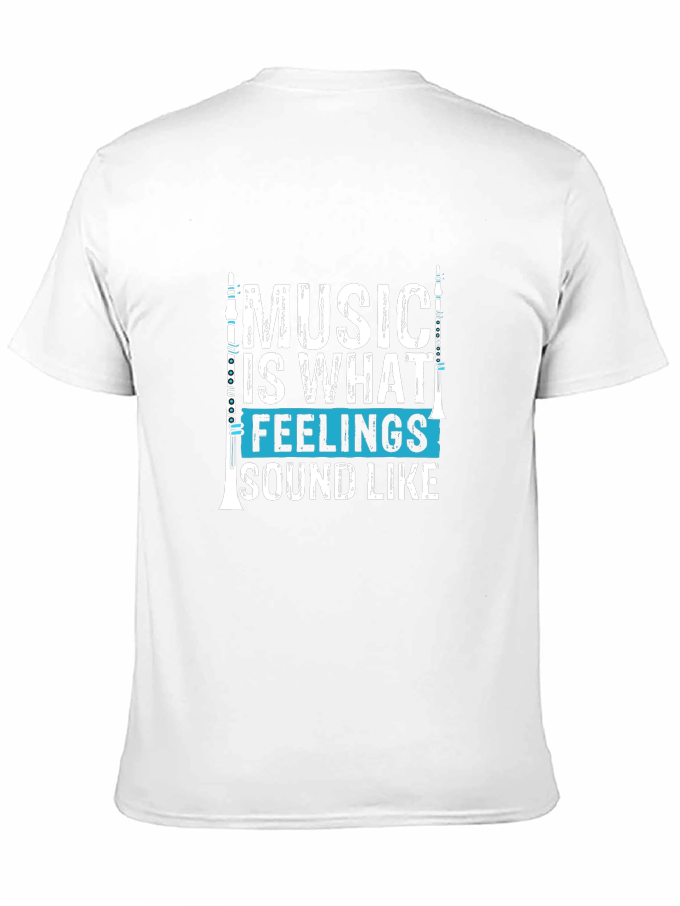 Music Is What Feelings Sound Like Graphic T-Shirt