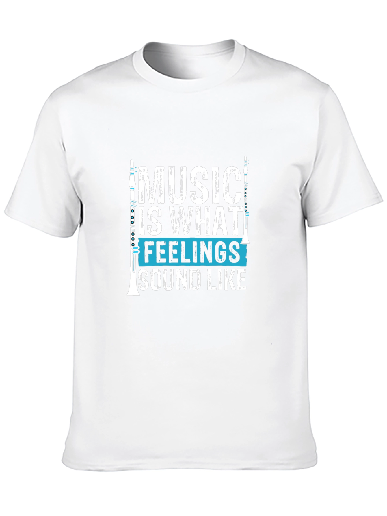 Music Is What Feelings Sound Like Graphic T-Shirt