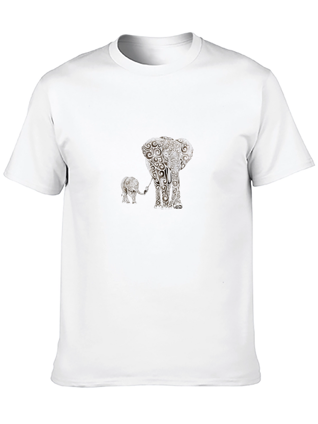 Elephant Family Black T-Shirt