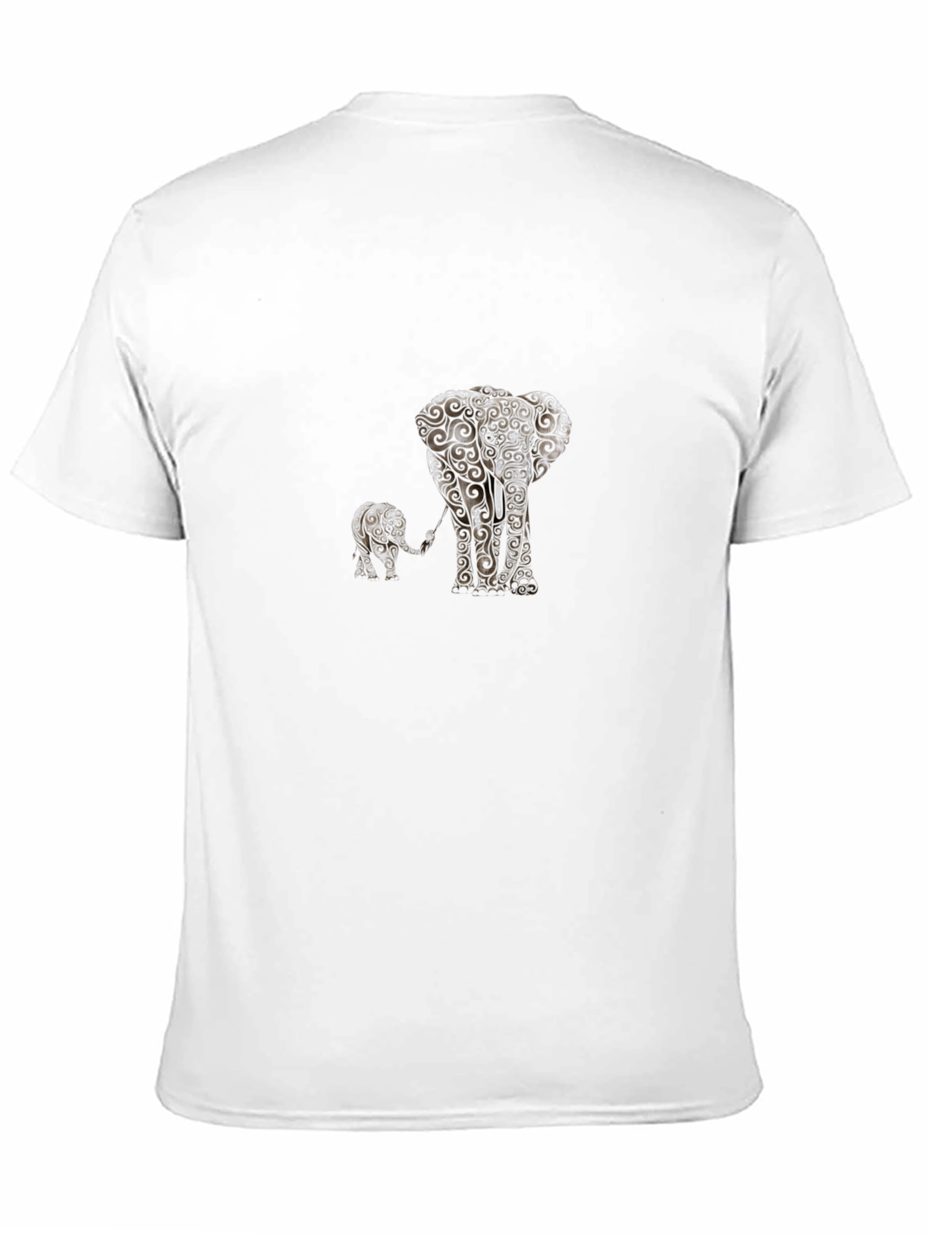 Elephant Family Black T-Shirt