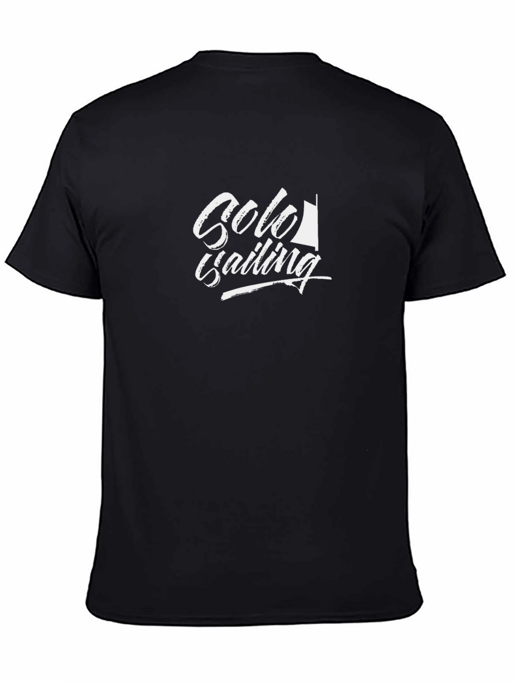 Solo Sailing Graphic Black T-Shirt