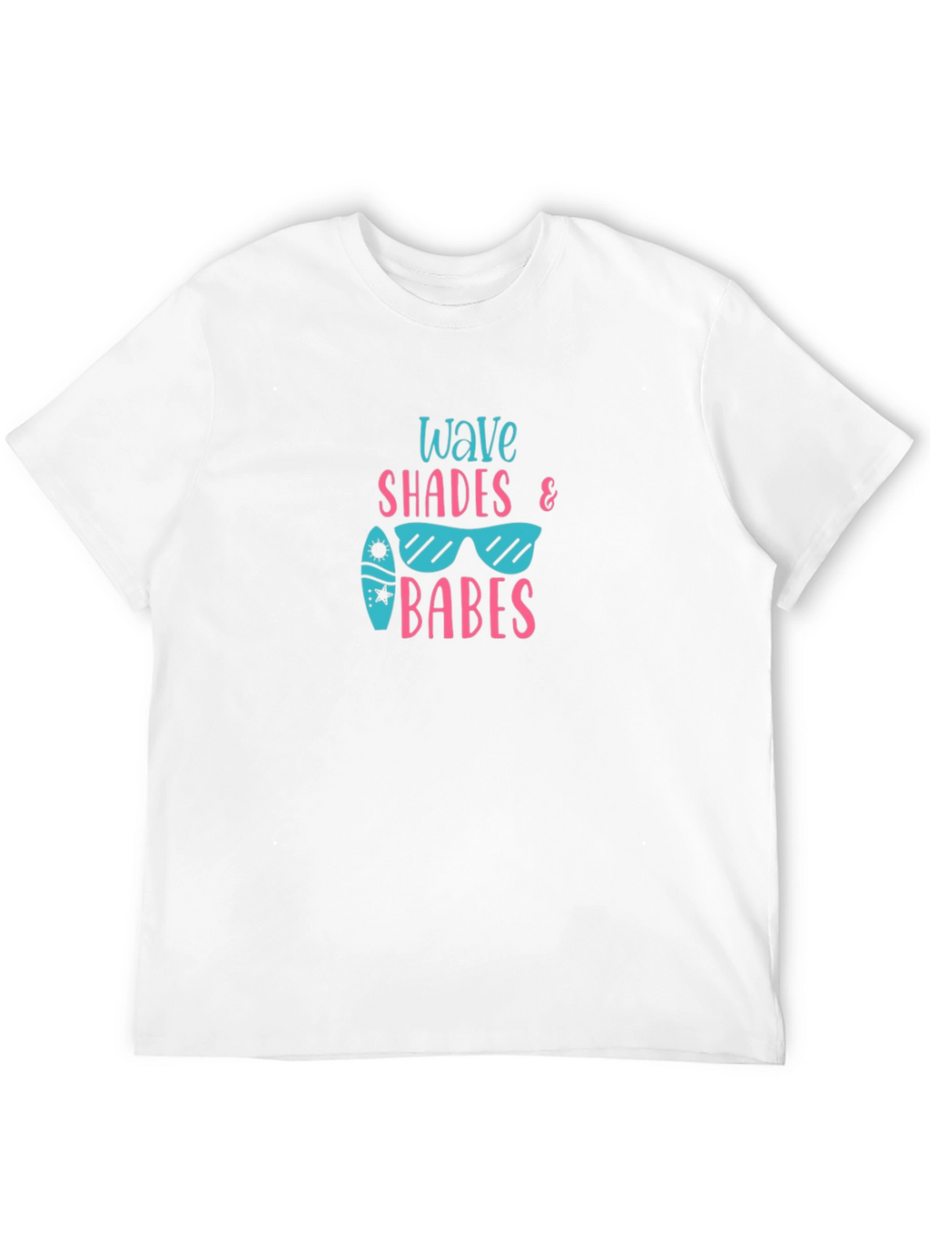 Wave Shades & Babes Black Graphic Tee