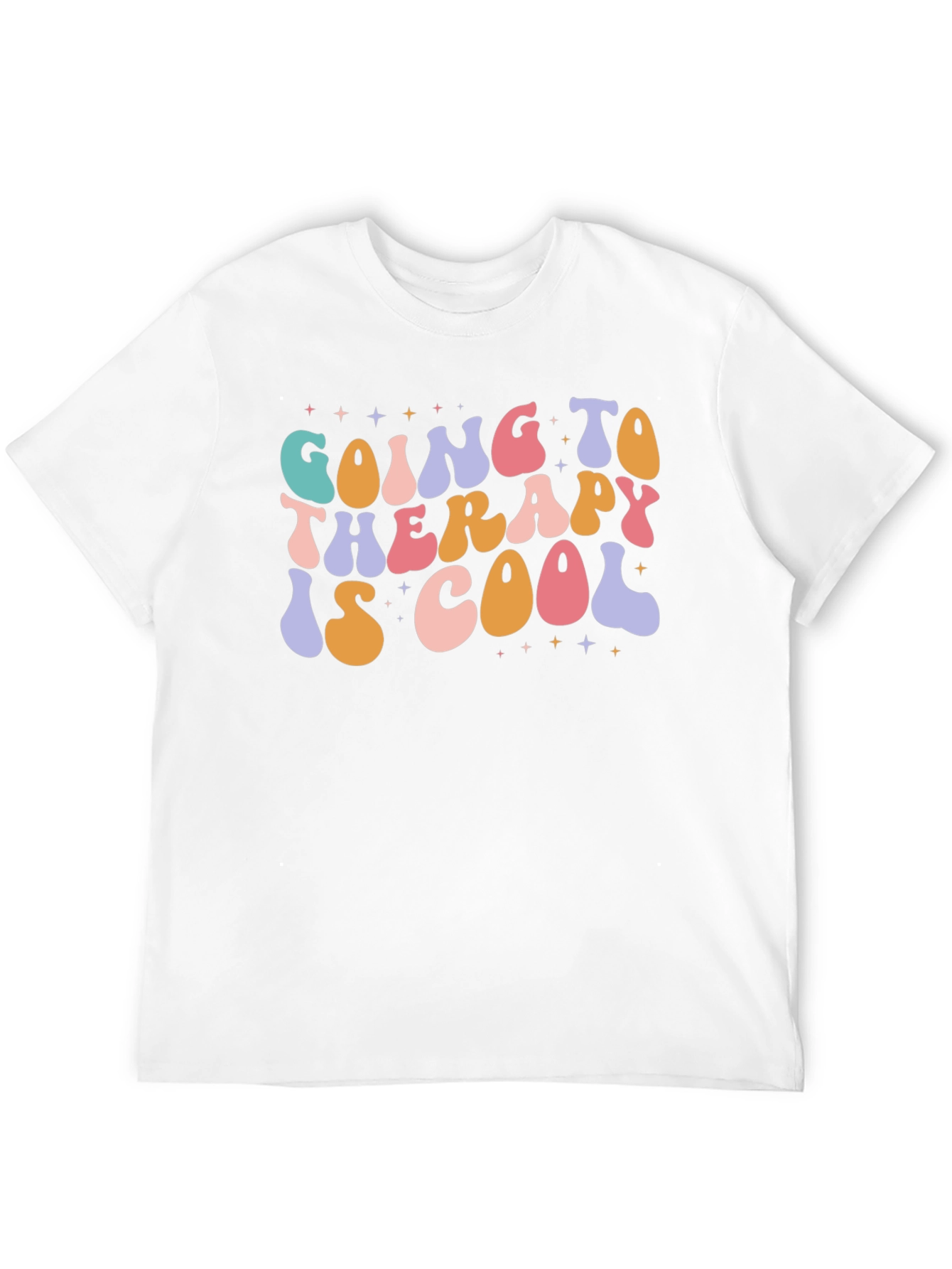 Therapy Is Cool Graphic Tee - Stylish Comfort