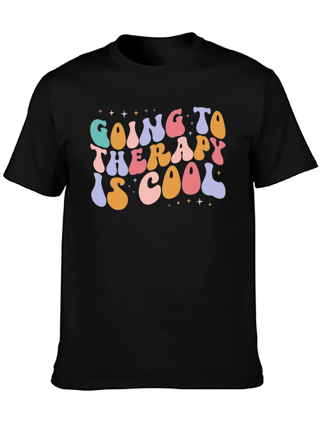 Therapy Is Cool Graphic Tee - Stylish Comfort
