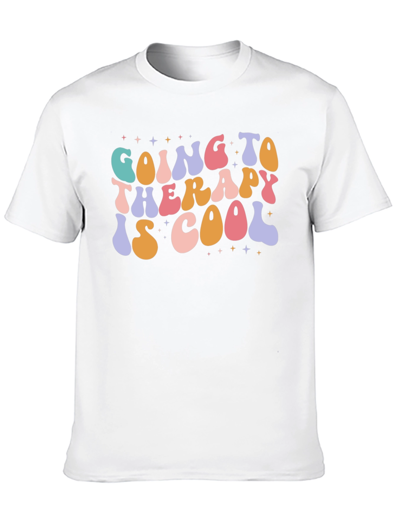Therapy Is Cool Graphic Tee - Stylish Comfort