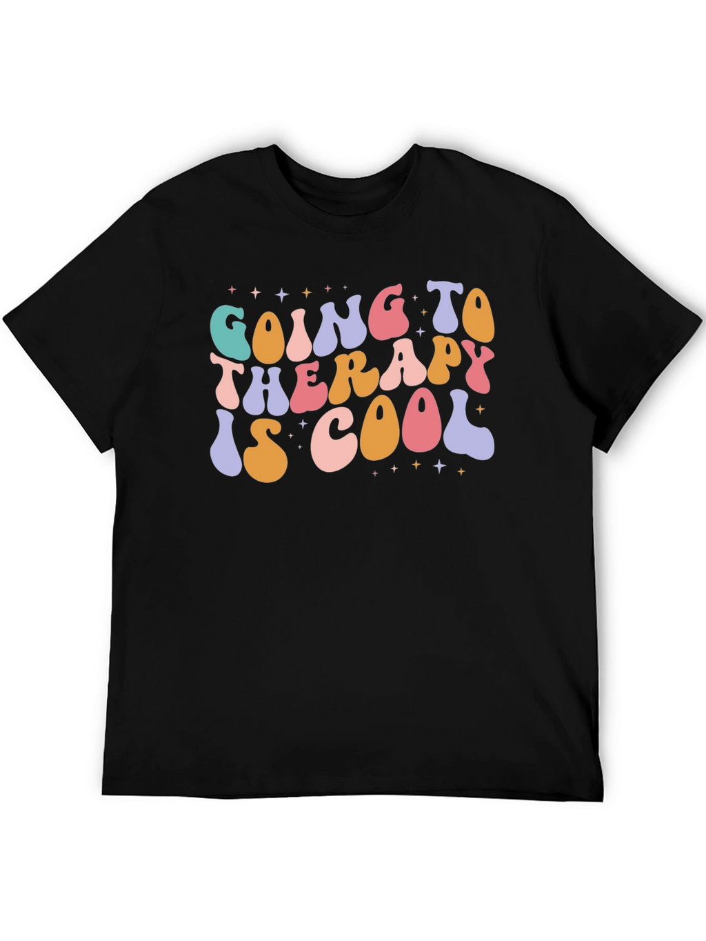 Therapy Is Cool Graphic Tee - Stylish Comfort
