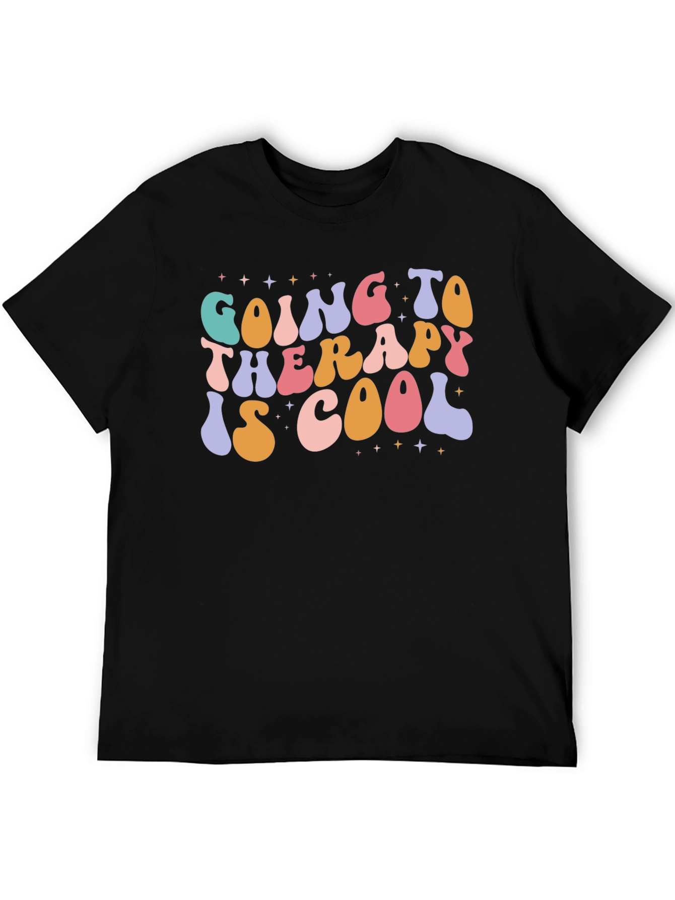 Therapy Is Cool Graphic Tee - Stylish Comfort