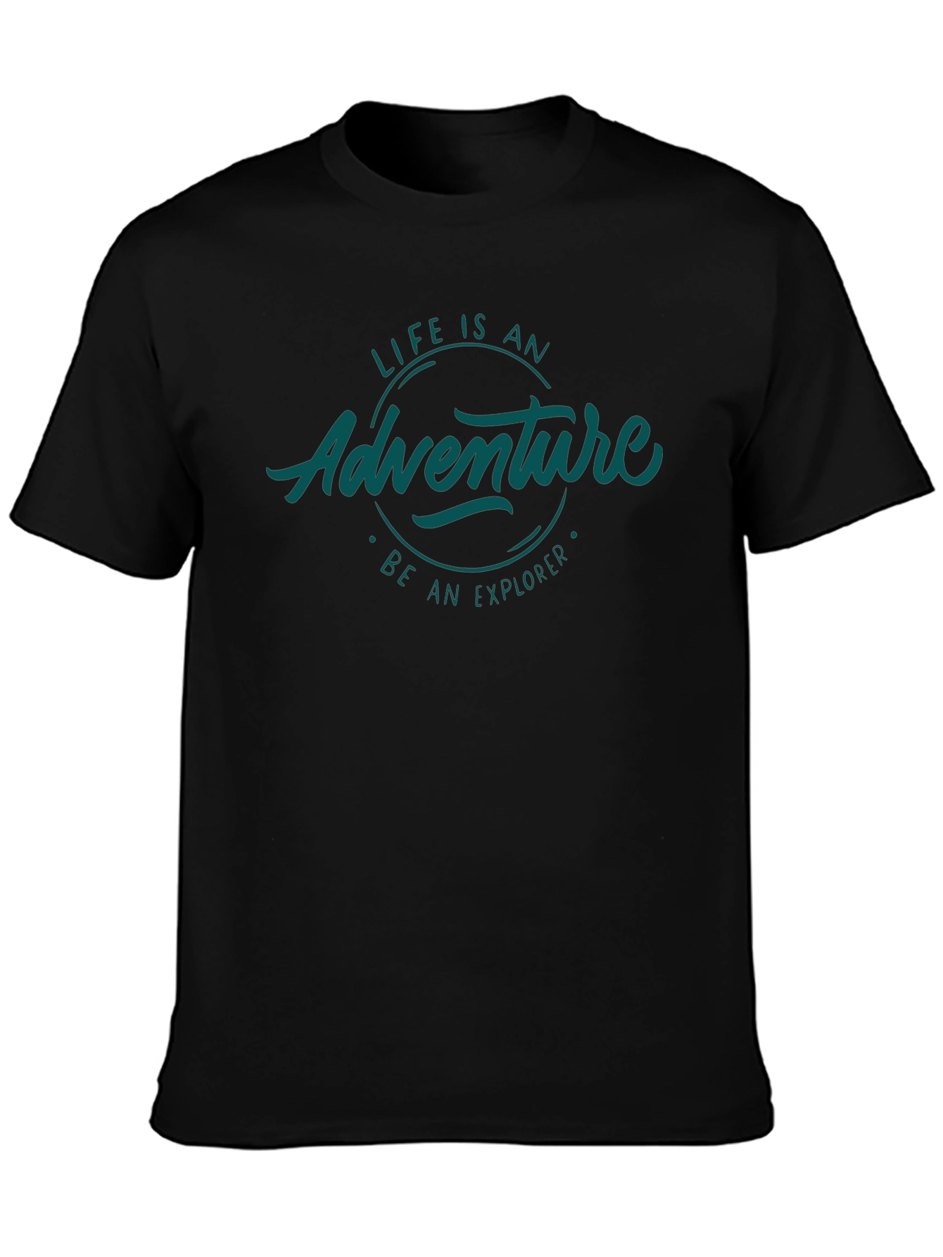Adventure Seeker Black T-Shirt