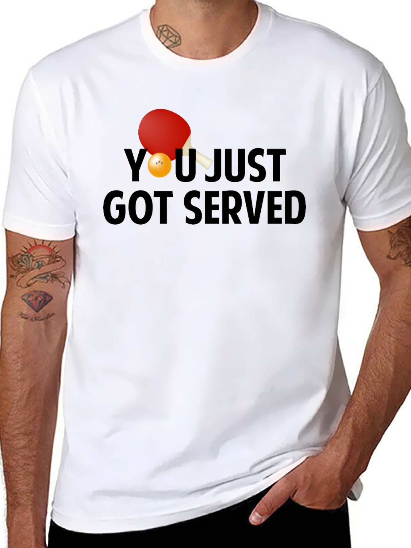 You Just Got Served T-Shirt Ping Pong Paddle