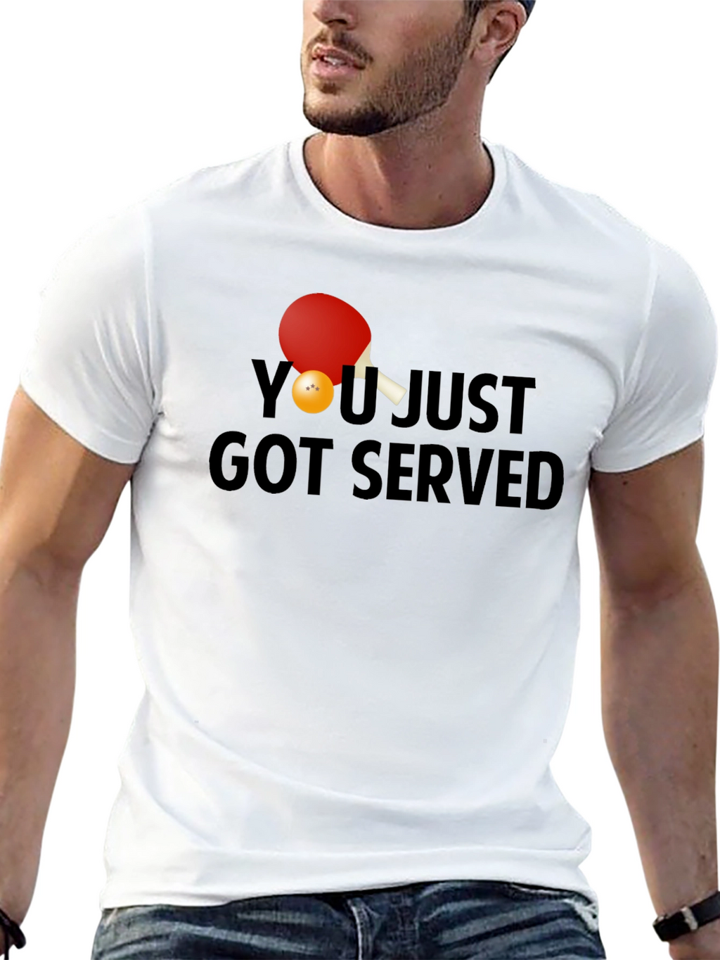 You Just Got Served T-Shirt Ping Pong Paddle