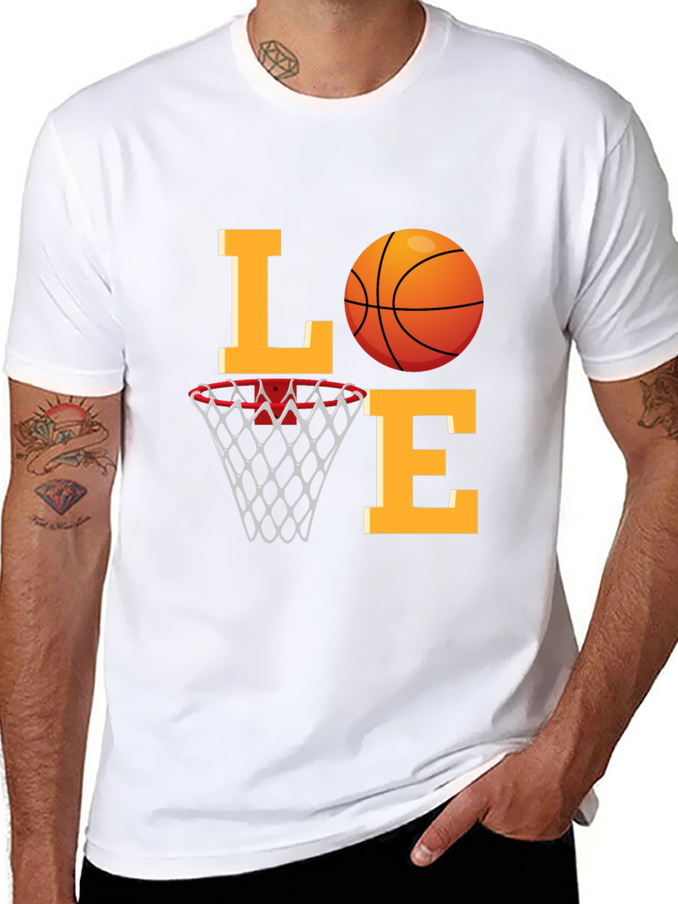 Basketball Love T-Shirt - Sports Fan Tee