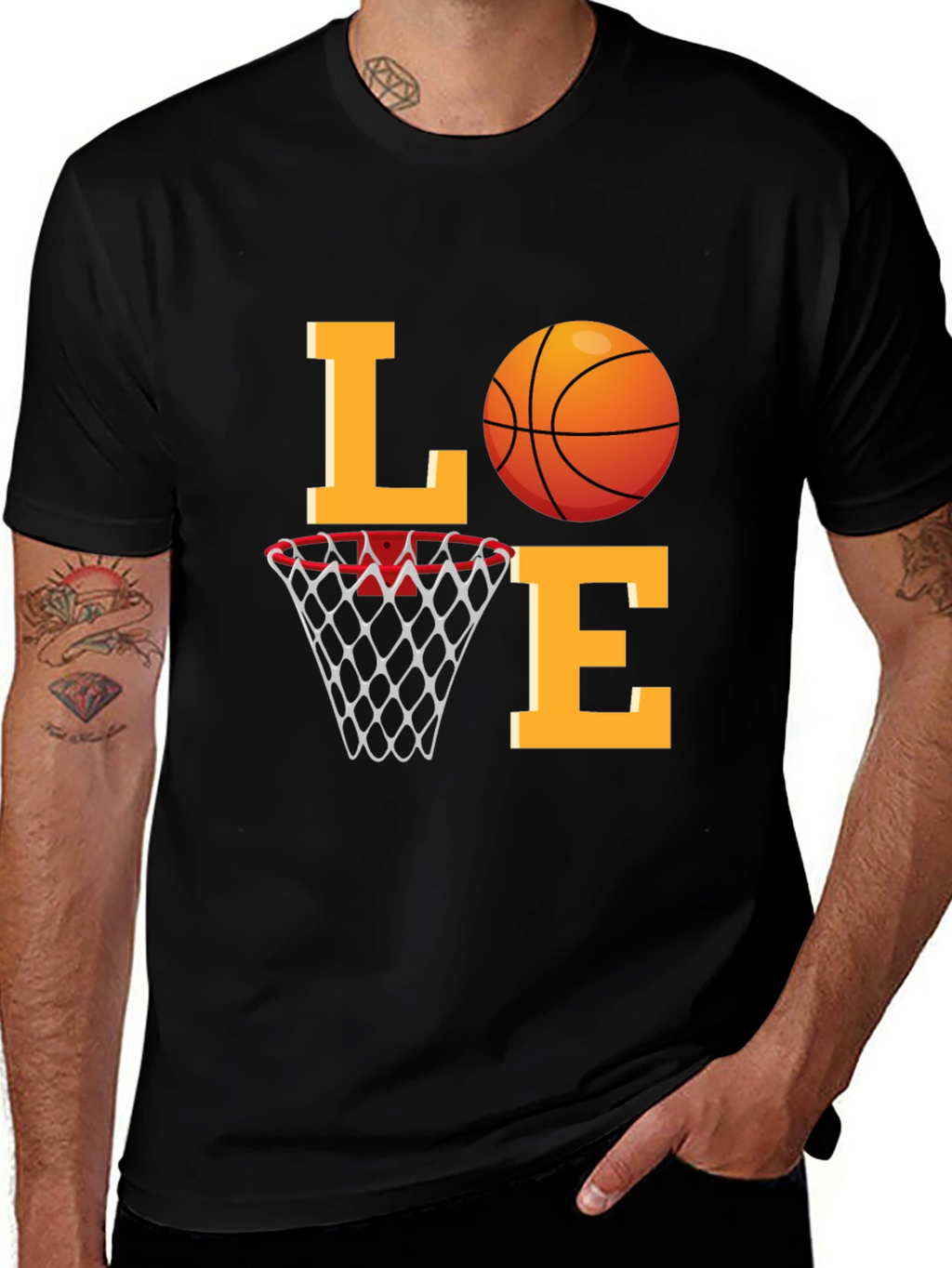 Basketball Love T-Shirt - Sports Fan Tee