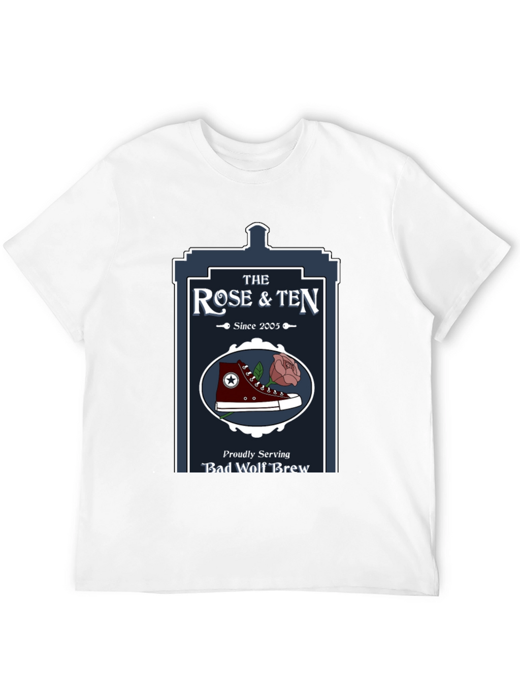 The Rose & Ten T-Shirt - Bad Wolf Brew
