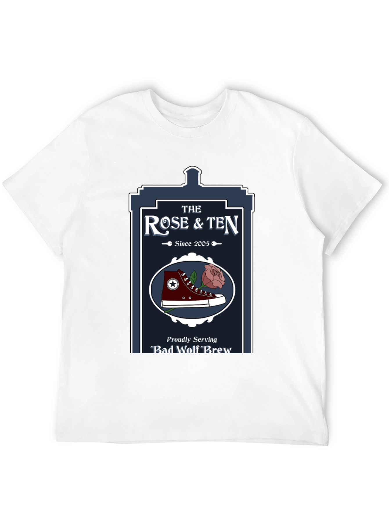 The Rose & Ten T-Shirt - Bad Wolf Brew