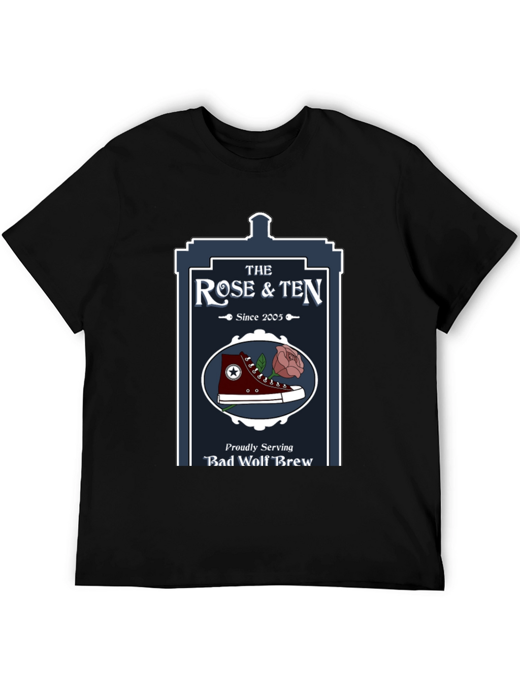 The Rose & Ten T-Shirt - Bad Wolf Brew