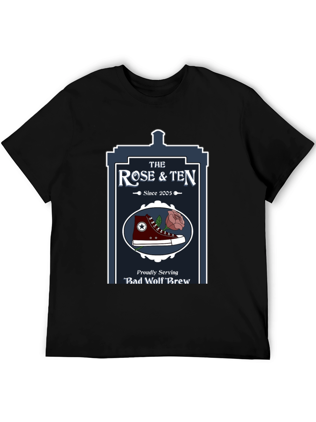 The Rose & Ten T-Shirt - Bad Wolf Brew
