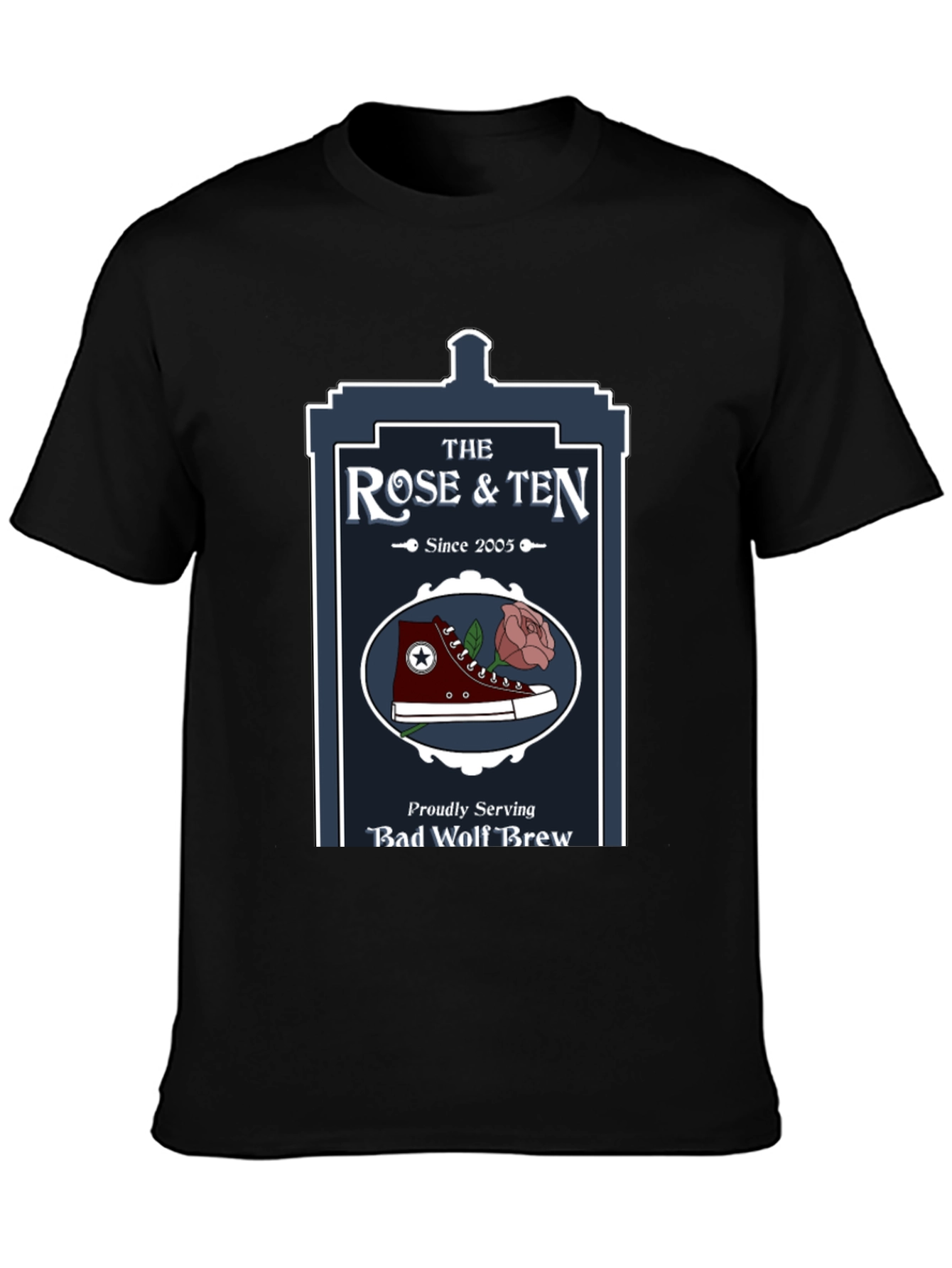 The Rose & Ten T-Shirt - Bad Wolf Brew