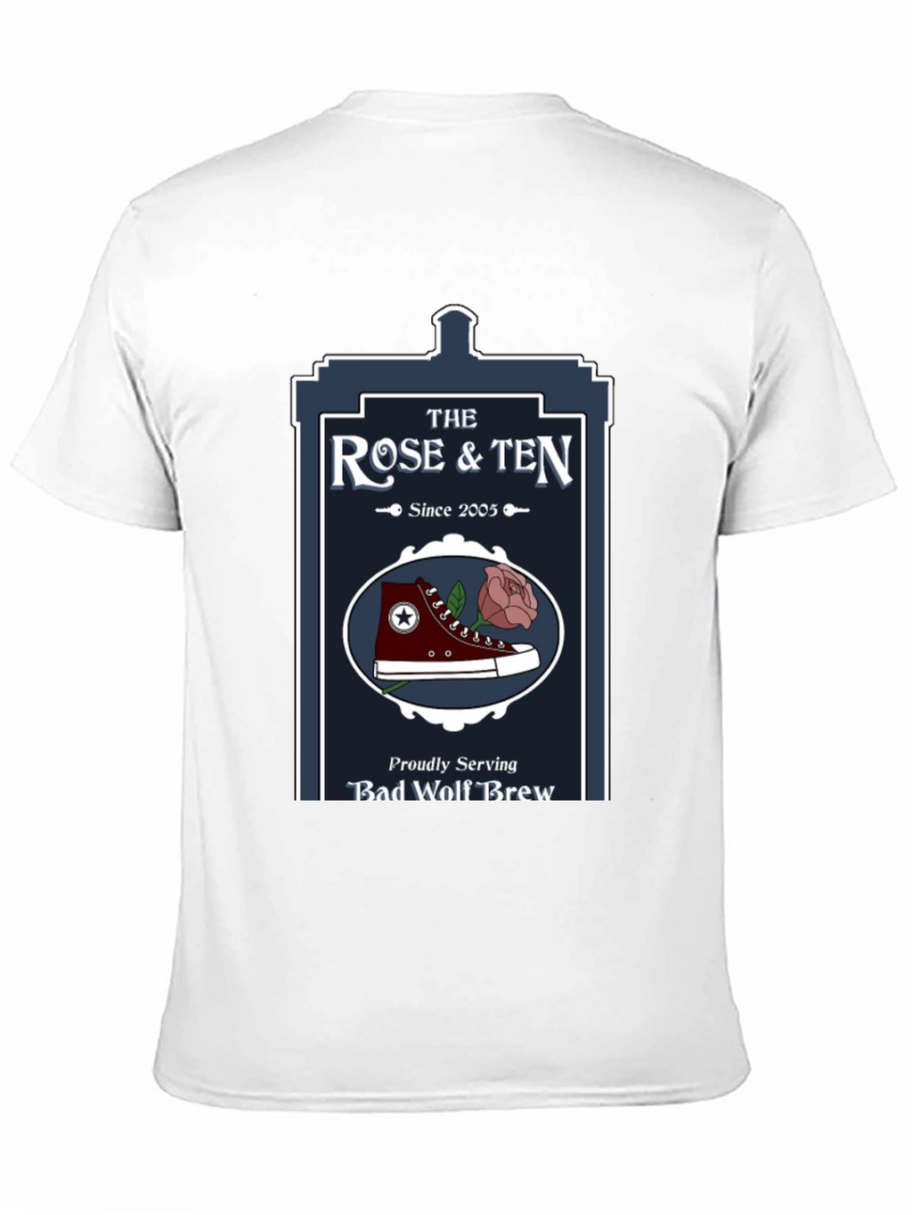 The Rose & Ten T-Shirt - Bad Wolf Brew