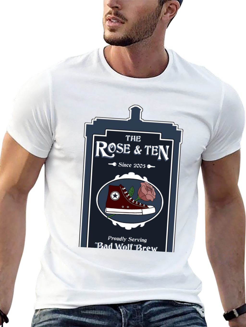 The Rose & Ten T-Shirt - Bad Wolf Brew