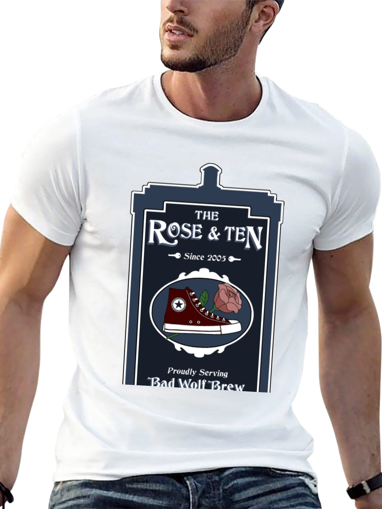 The Rose & Ten T-Shirt - Bad Wolf Brew