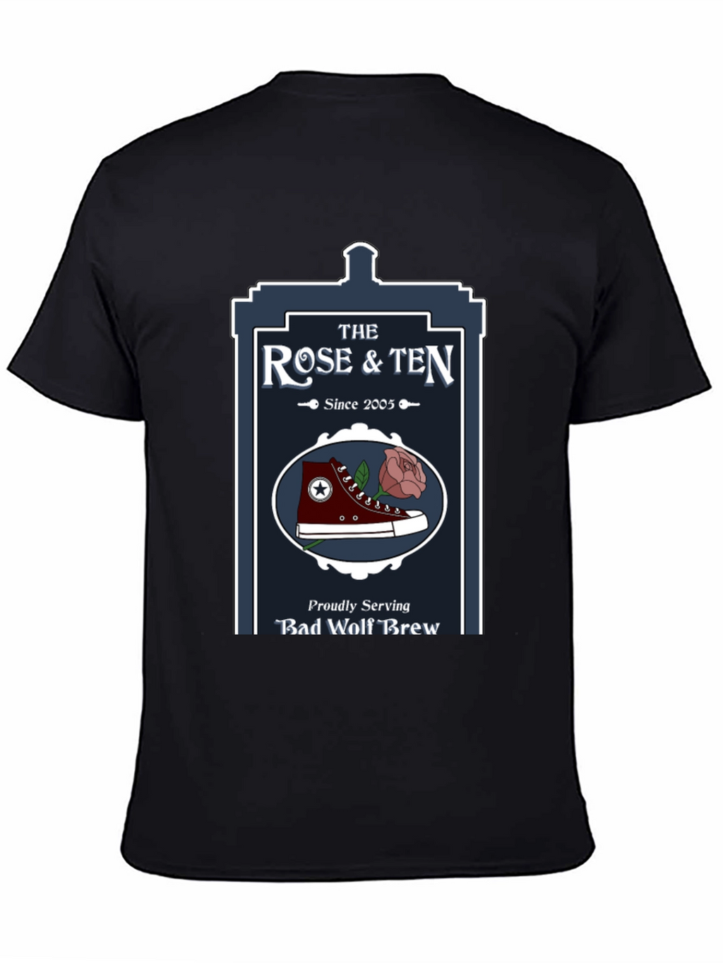 The Rose & Ten T-Shirt - Bad Wolf Brew