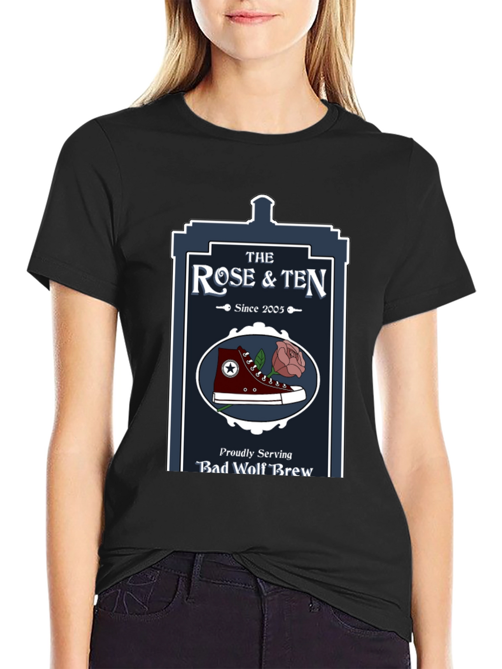 The Rose & Ten T-Shirt - Bad Wolf Brew