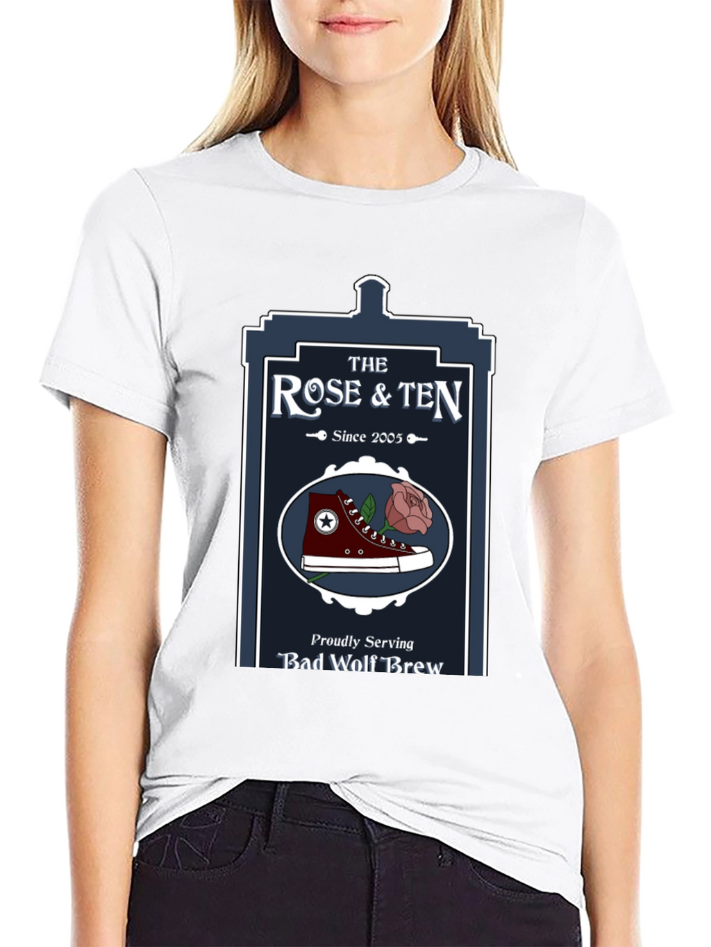 The Rose & Ten T-Shirt - Bad Wolf Brew