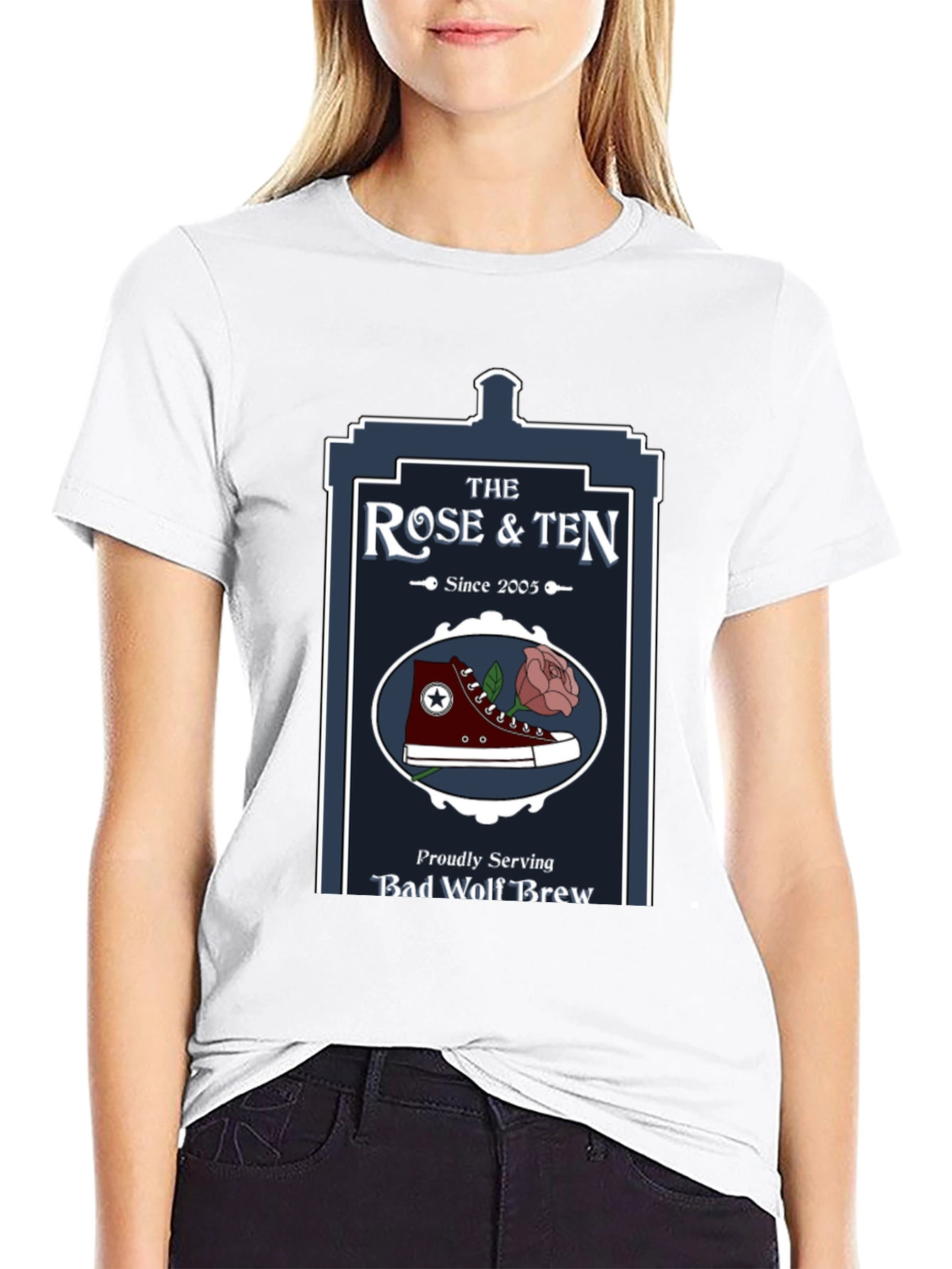 The Rose & Ten T-Shirt - Bad Wolf Brew