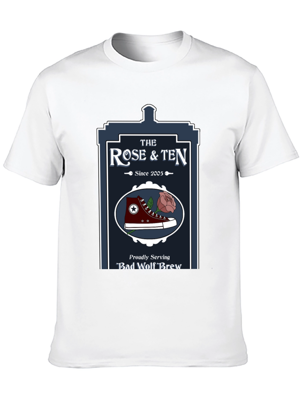 The Rose & Ten T-Shirt - Bad Wolf Brew