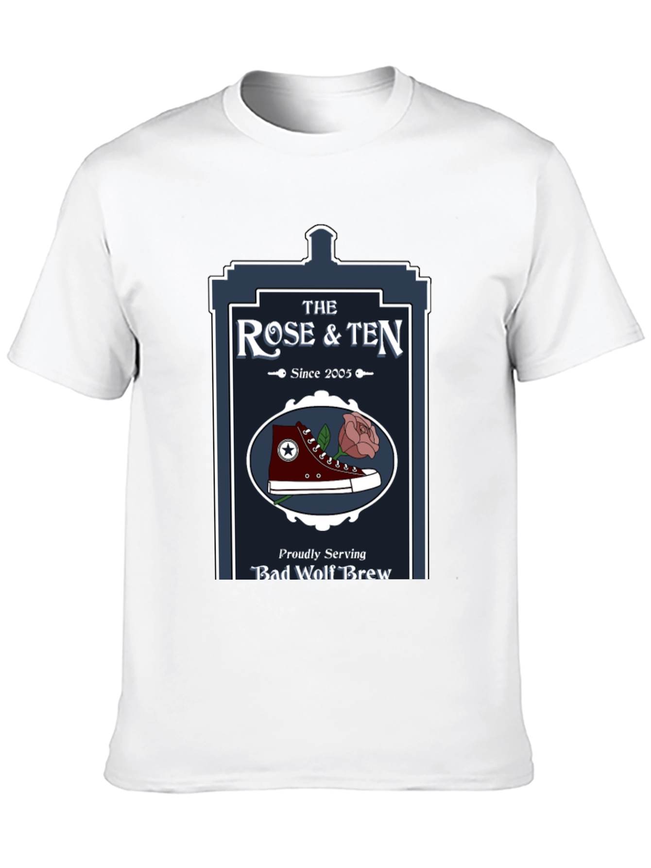 The Rose & Ten T-Shirt - Bad Wolf Brew