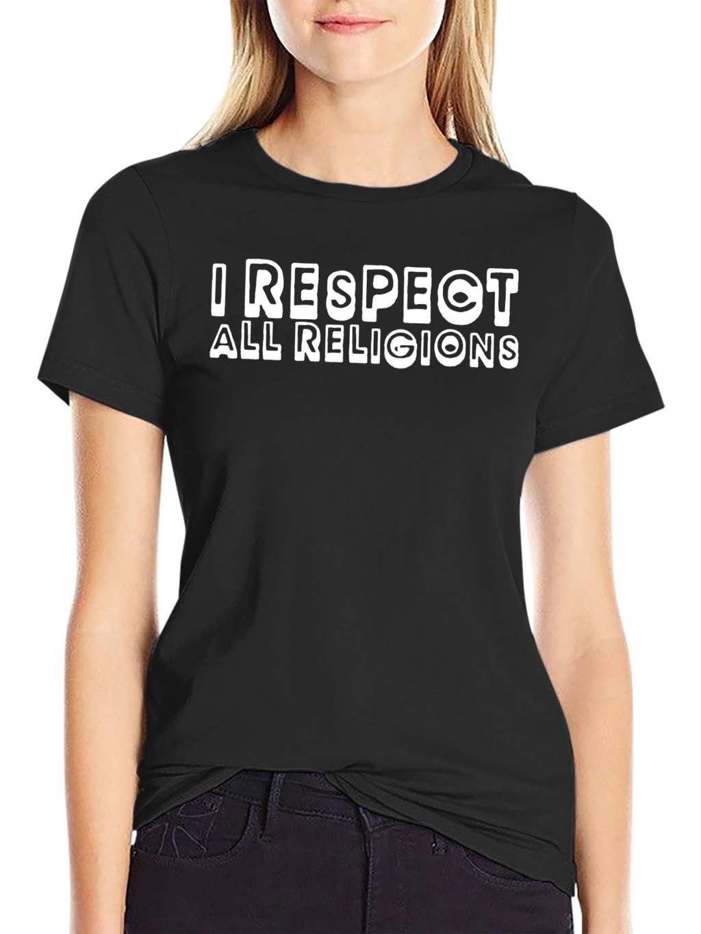 I Respect All Religions Graphic T-Shirt