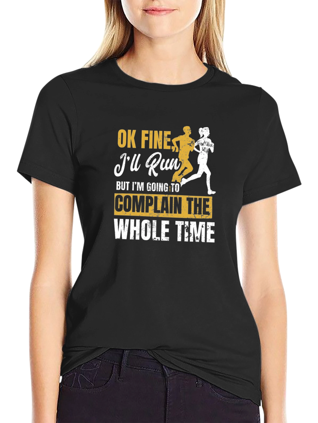 Funny Running T-Shirt: Ill Run But Ill Complain