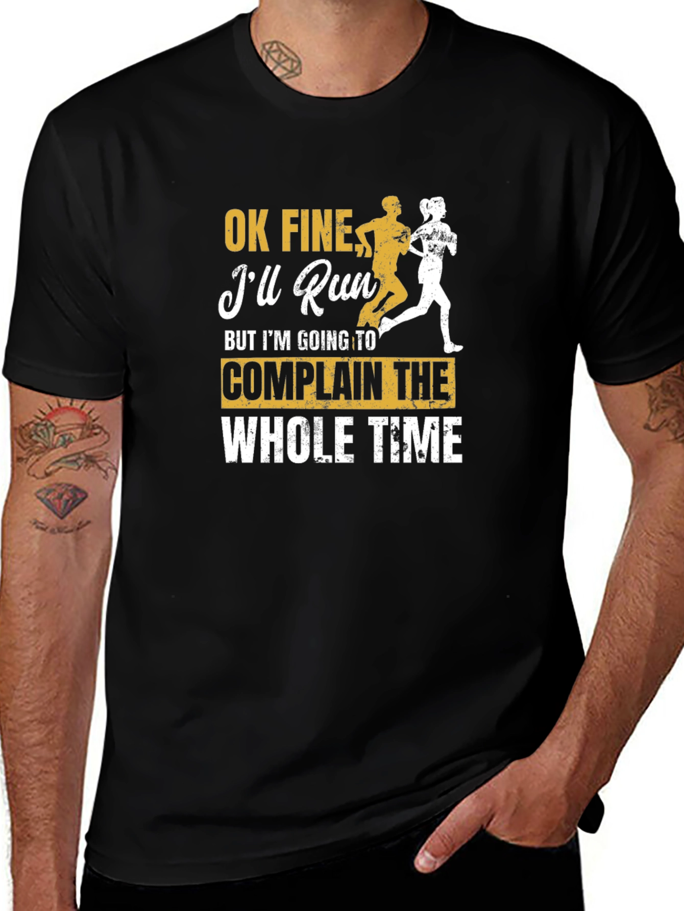 Funny Running T-Shirt: Ill Run But Ill Complain