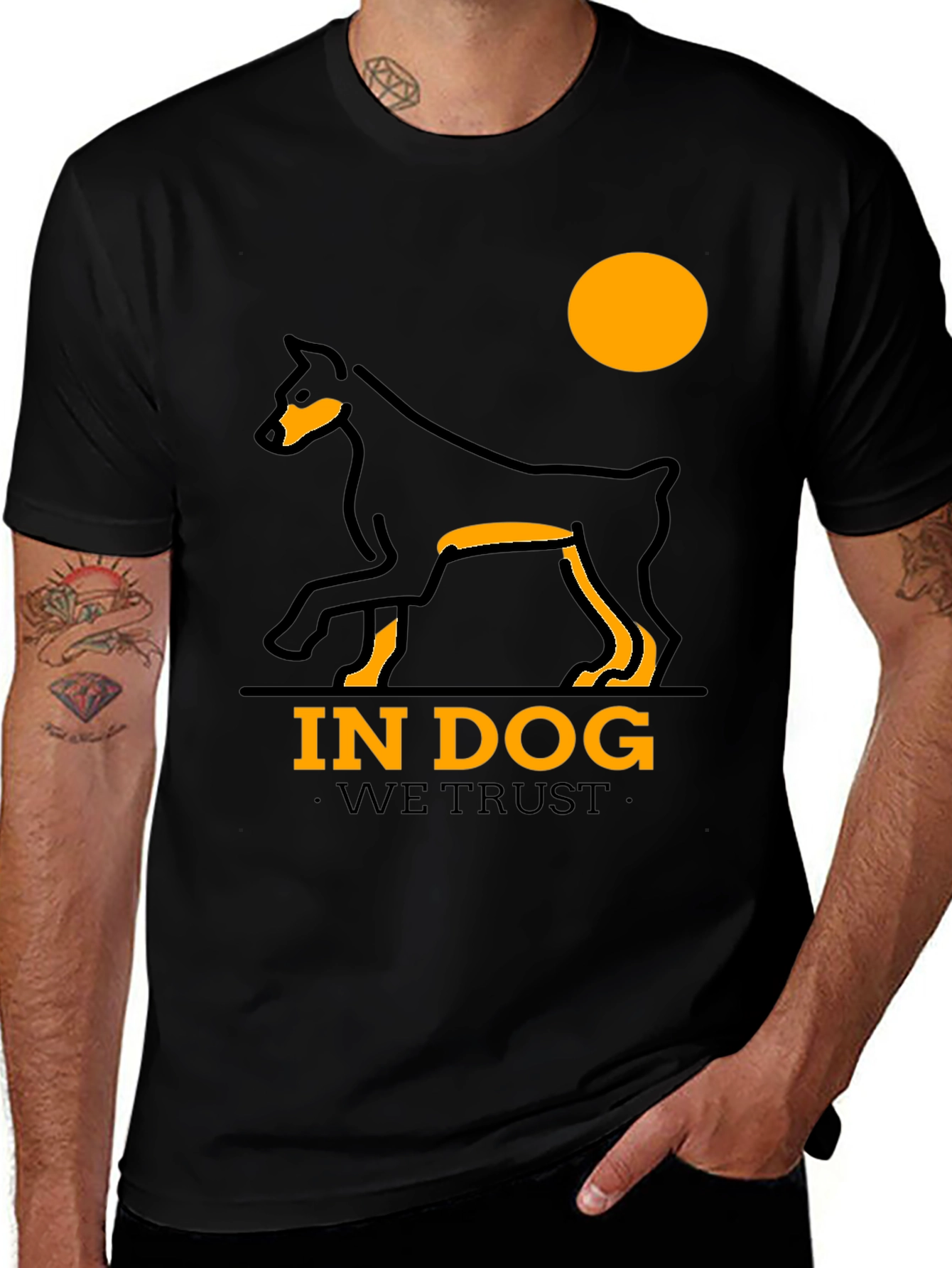 In Dog We Trust Graphic T-Shirt