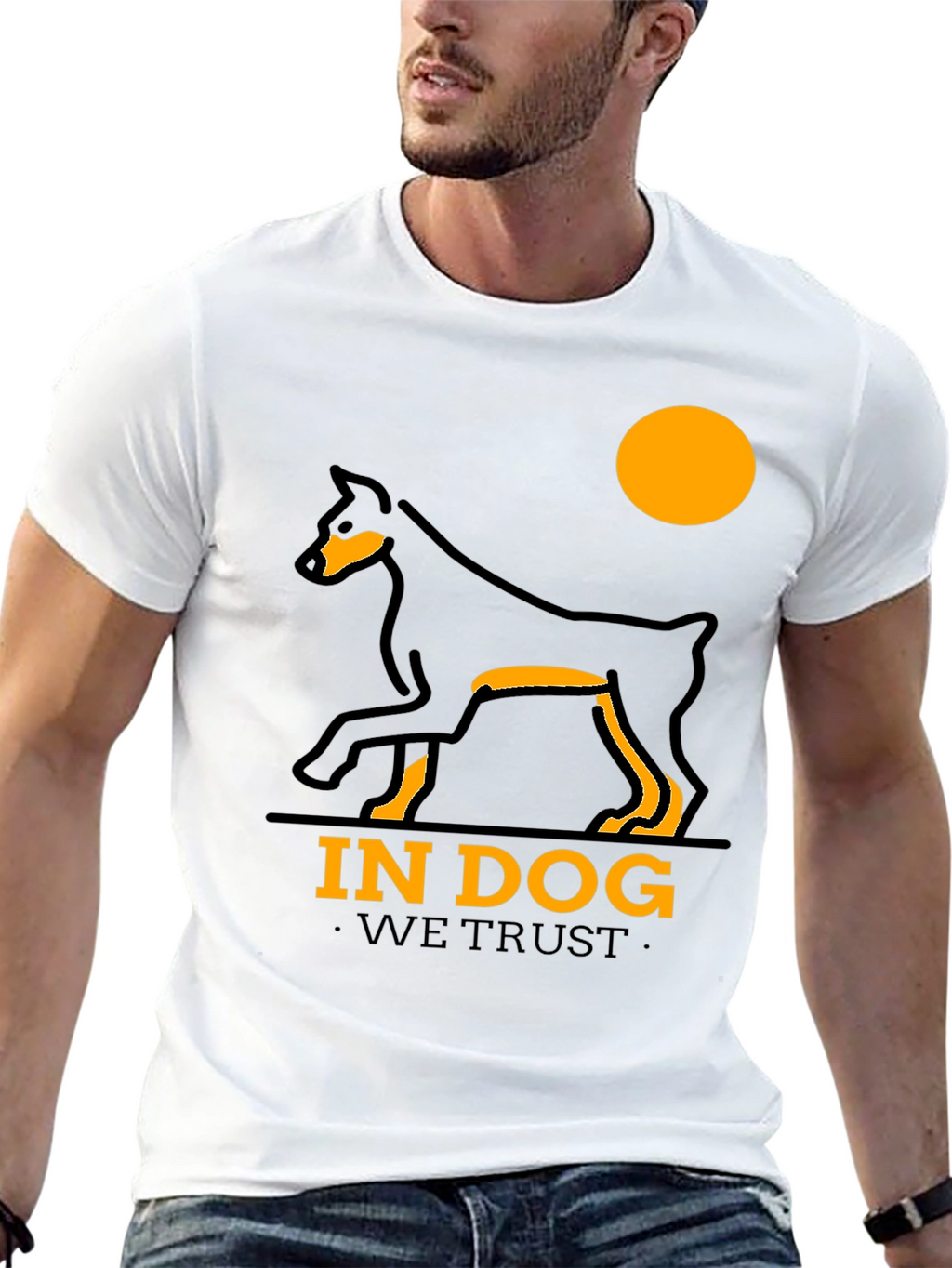 In Dog We Trust Graphic T-Shirt