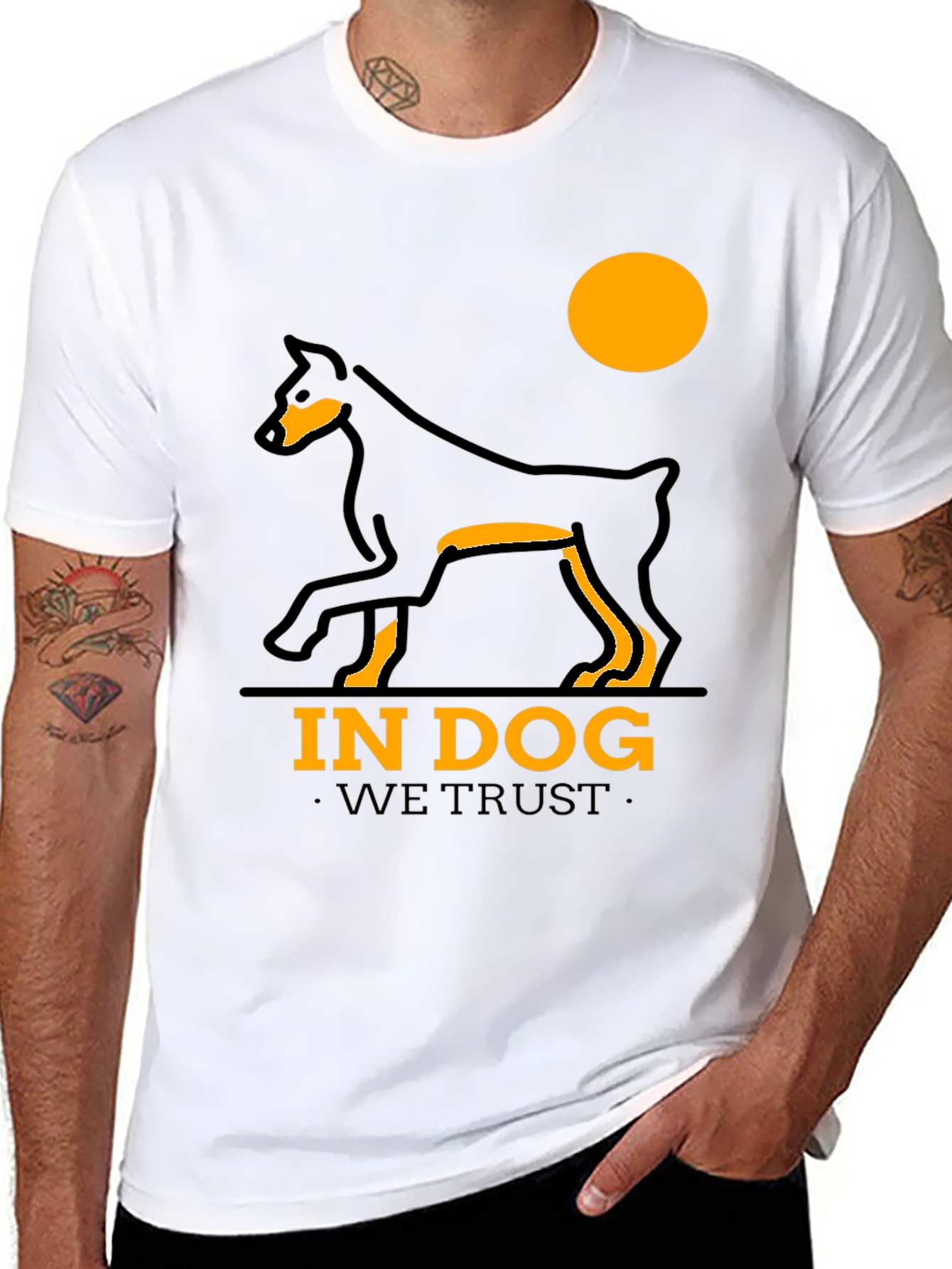 In Dog We Trust Graphic T-Shirt