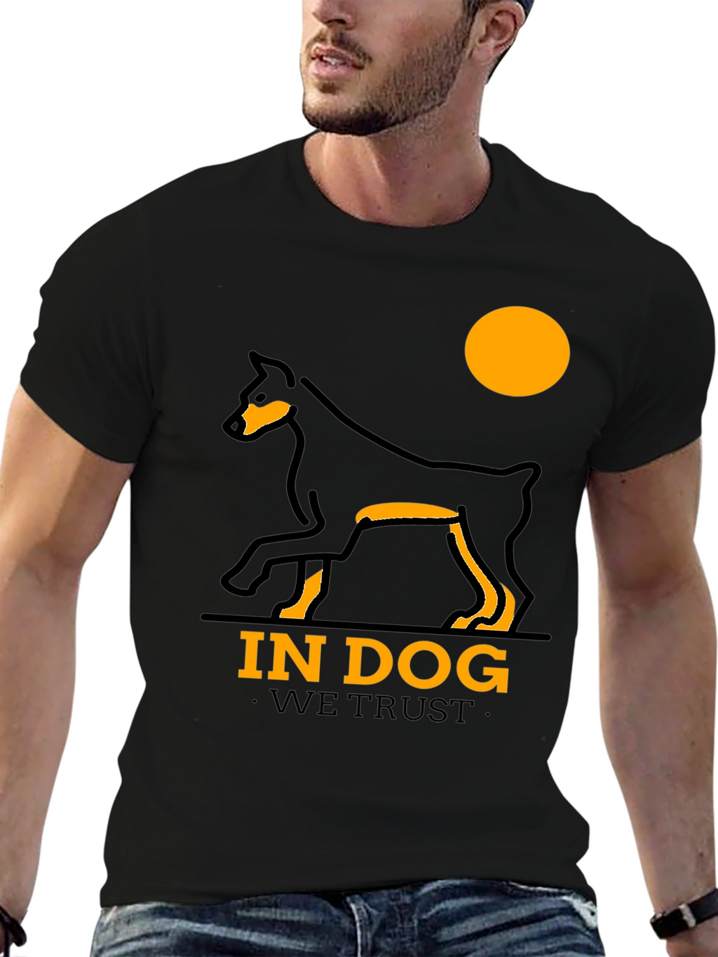 In Dog We Trust Graphic T-Shirt