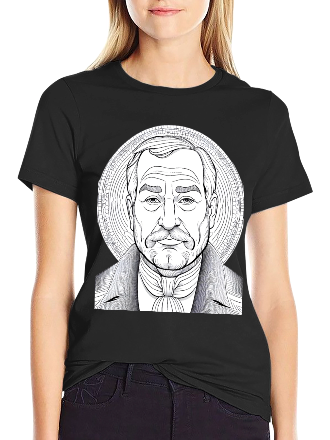Distinguished Gentleman Graphic Tee - Black