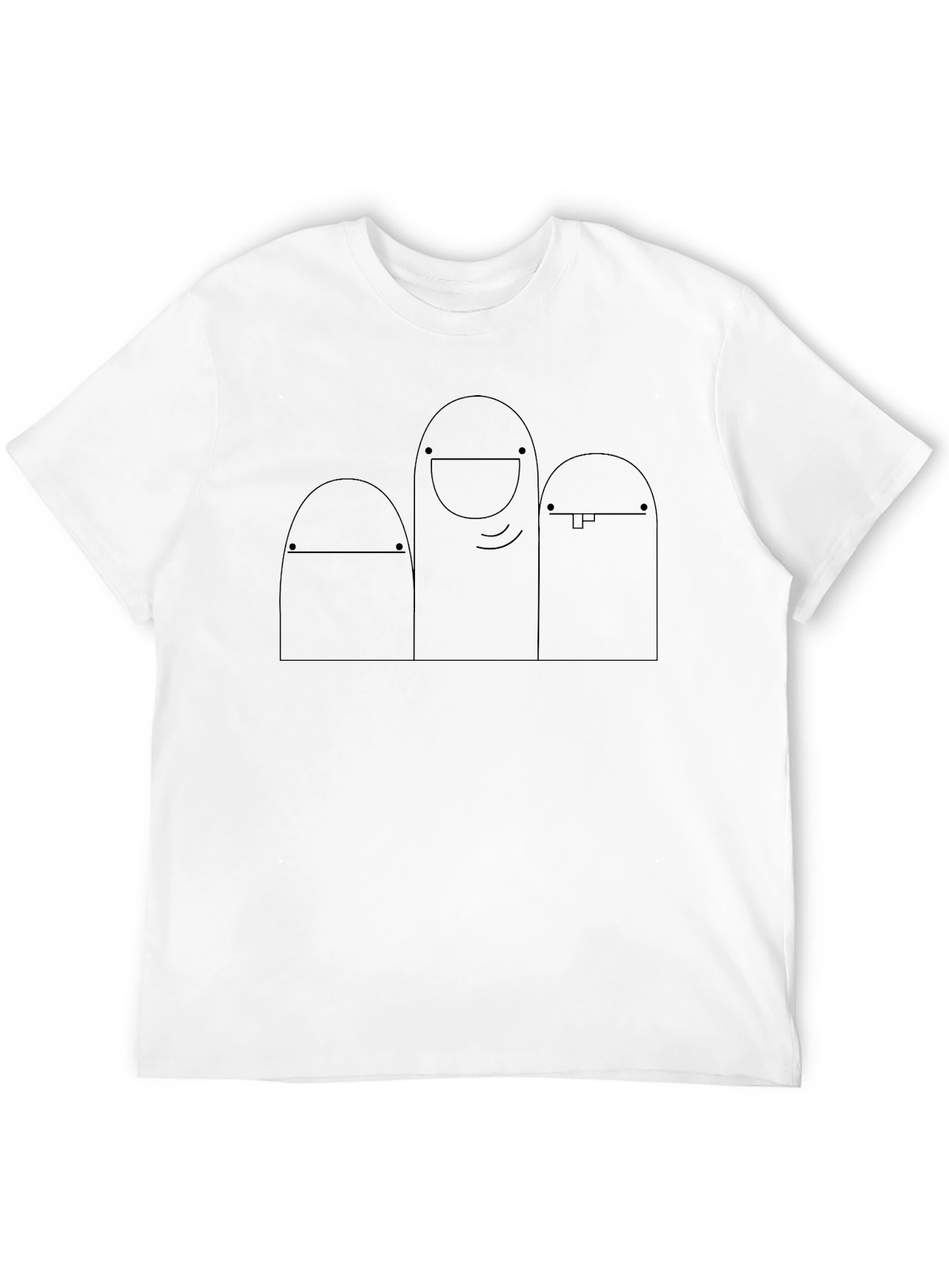 Minimalist Line Art T-Shirt